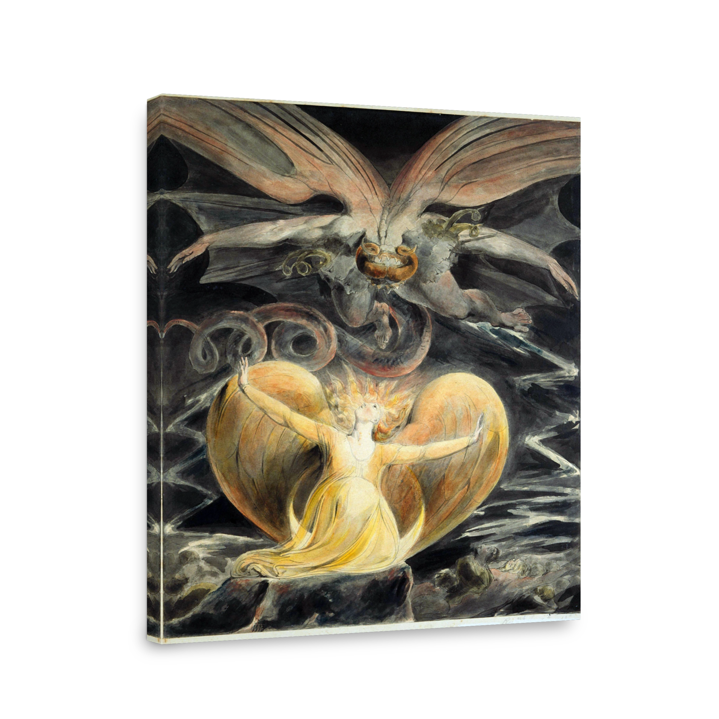 The Great Red Dragon And The Woman Clothed With The Sun The Devil Is Come Down