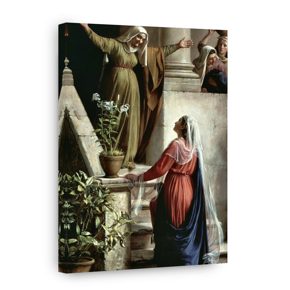 The meeting of Mary and Elisabeth