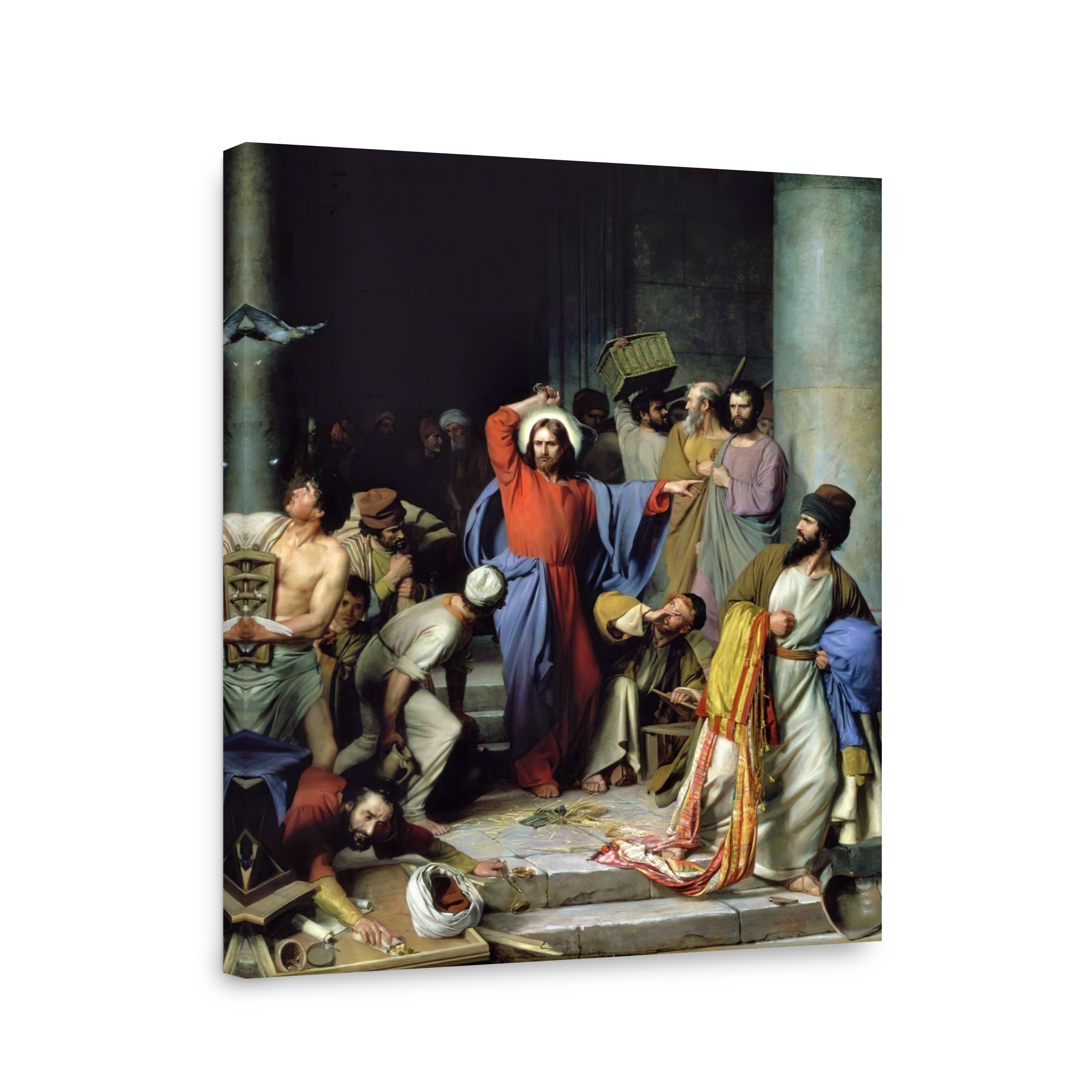 Jesus Casting out the Money Changers at the Temple