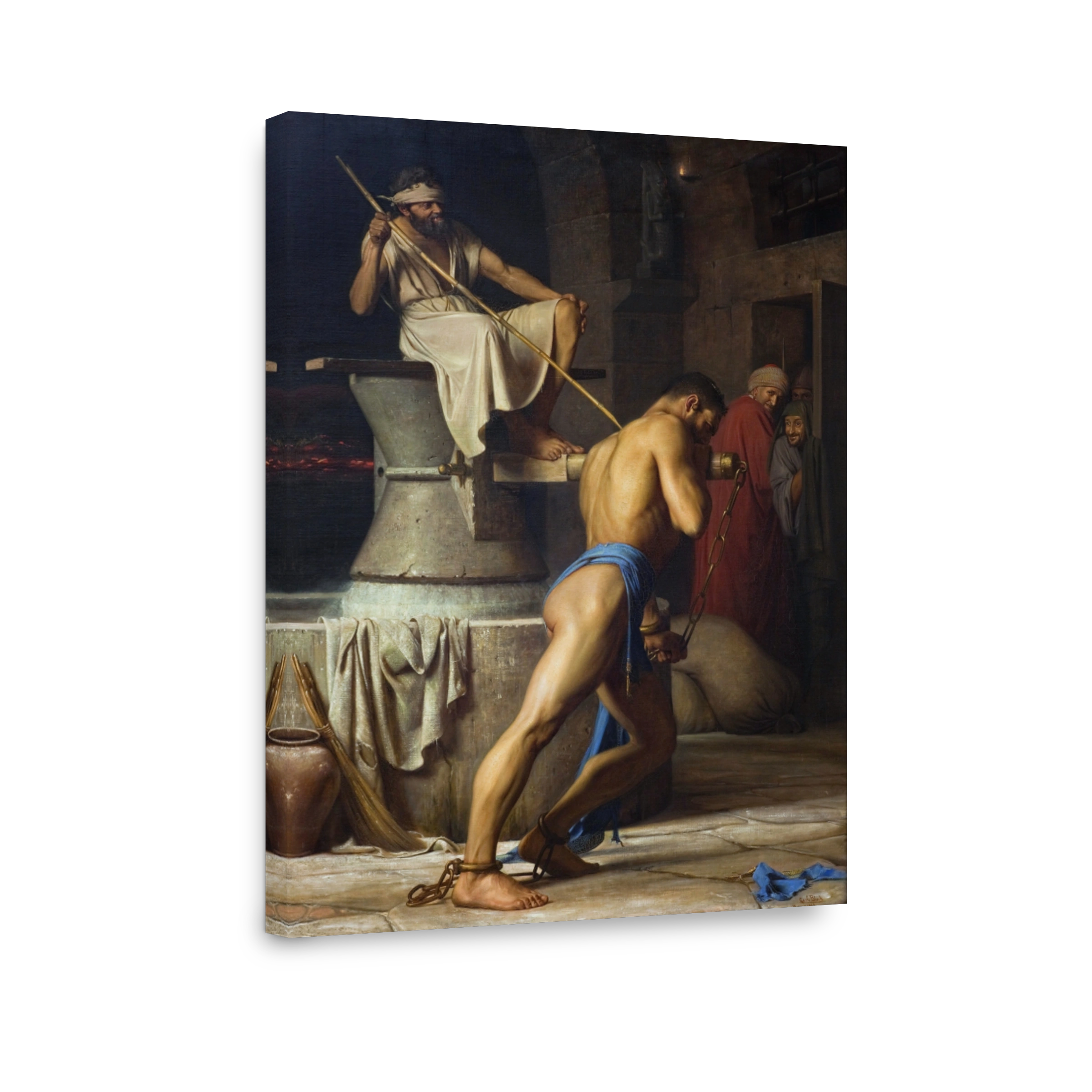 Samson and the Philistines (Samson in the Threadmill)