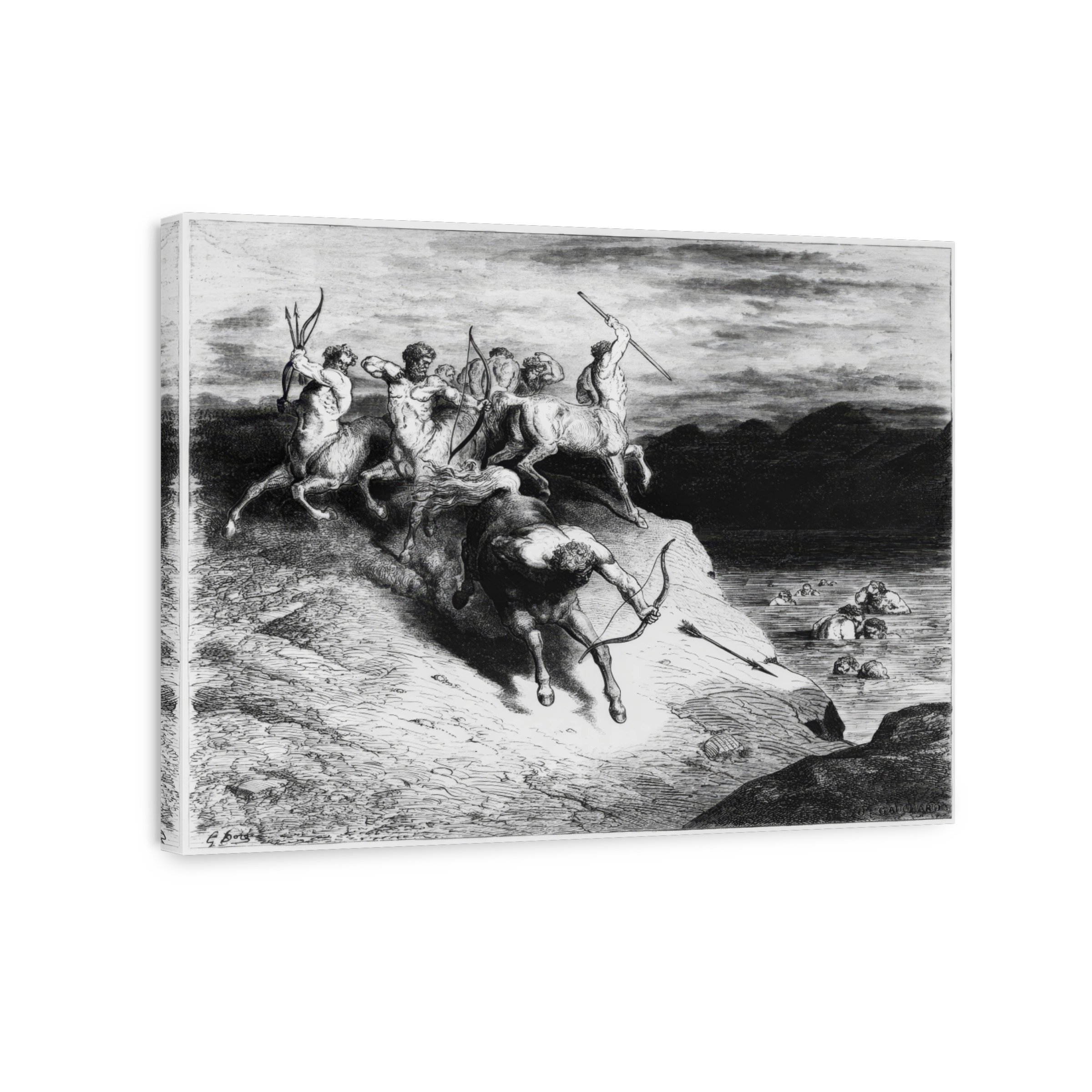 Centaurs Illustration From The Divine Comedy