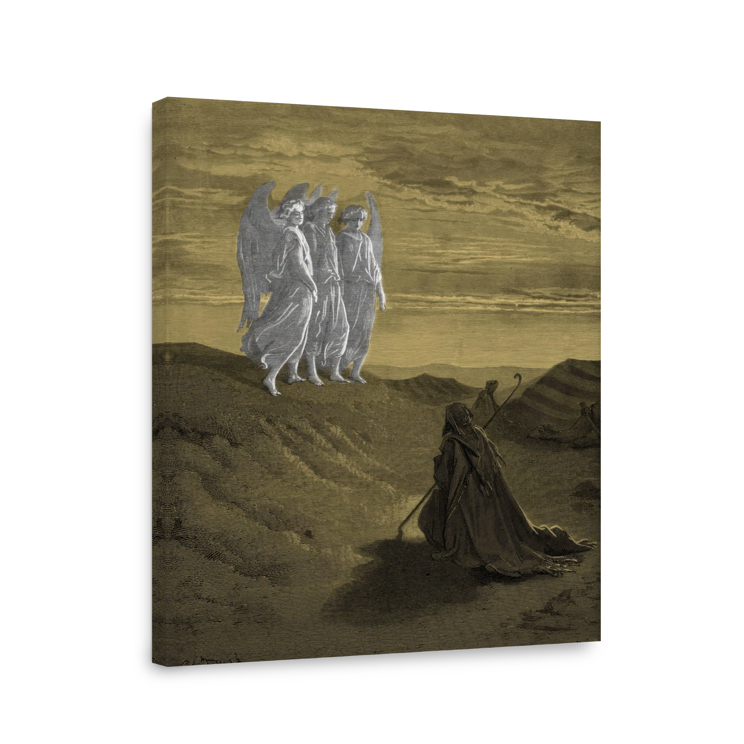 Abraham and the Three Angels Engraving