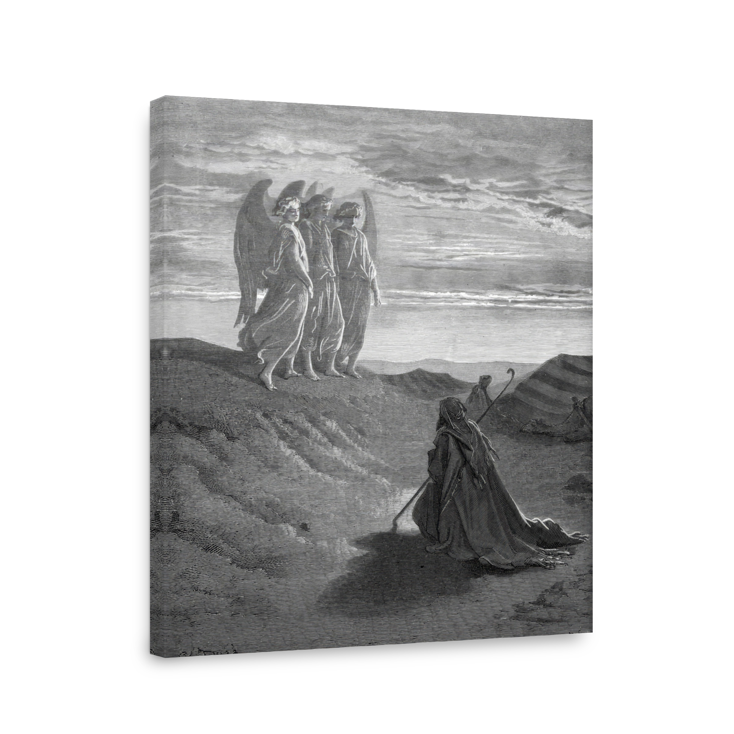 Abraham and the Three Angels Engraving