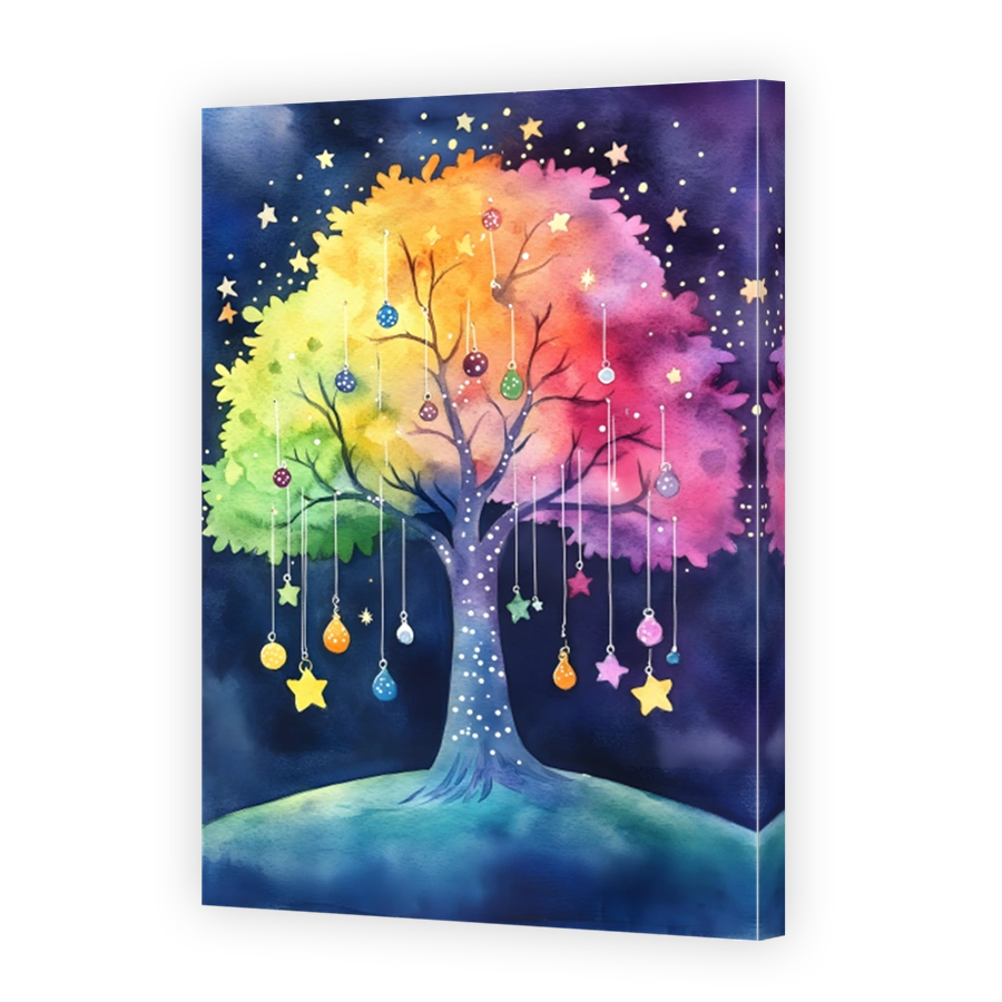 Whimsical Watercolour Tree