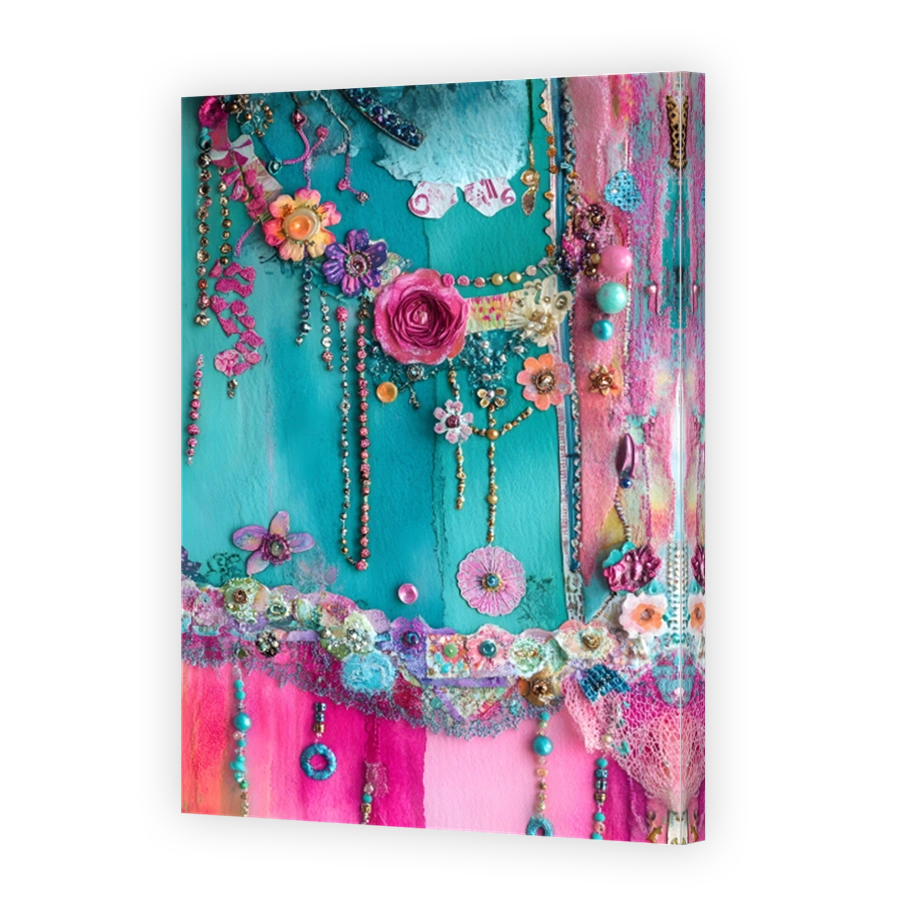 Whimsical Mixed Media Collage