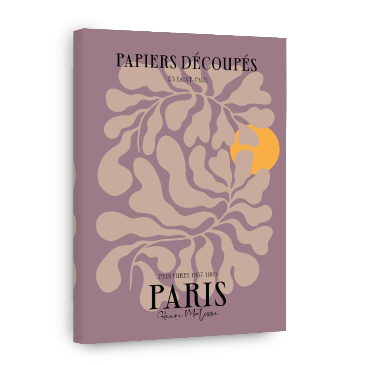 PAPIERS DÉCOUPÉS 05 SAINT-PAUL PEINTURES 1957-1965 PARIS Henri