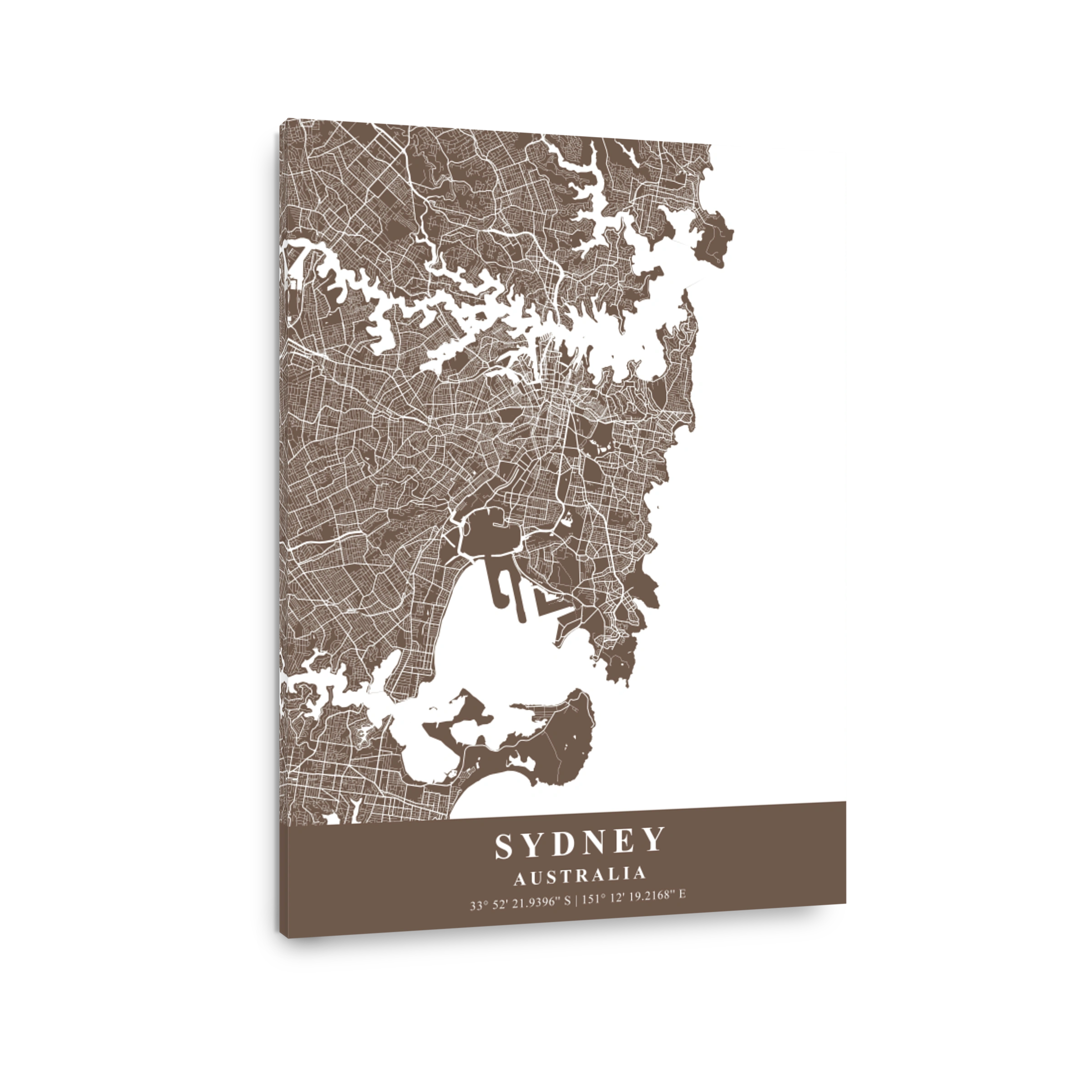 Sydney   Australia Bean Plane Map