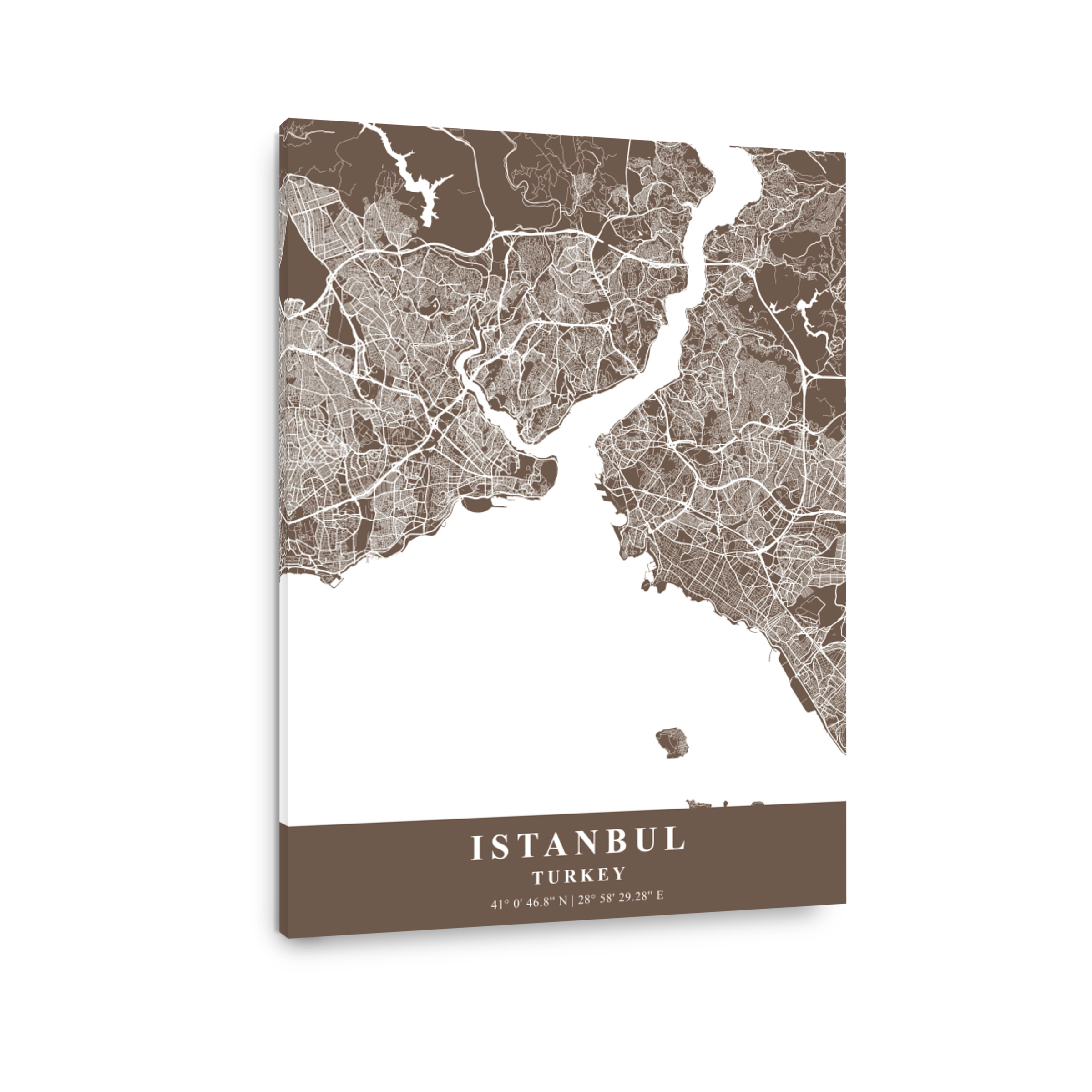 Istanbul   Turkey  Bean Plane Map