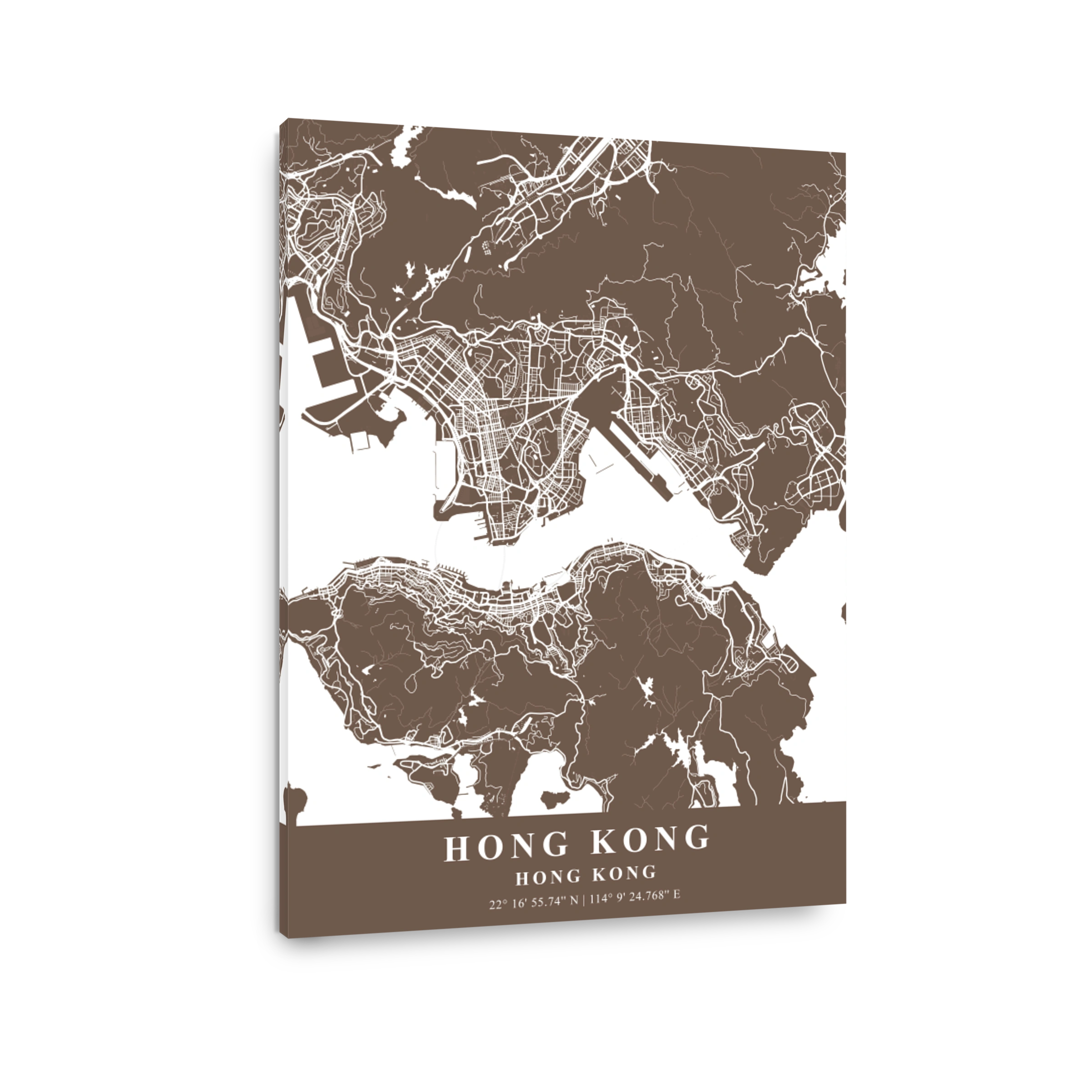 Hong Kong   Hong Kong  Bean Plane Map