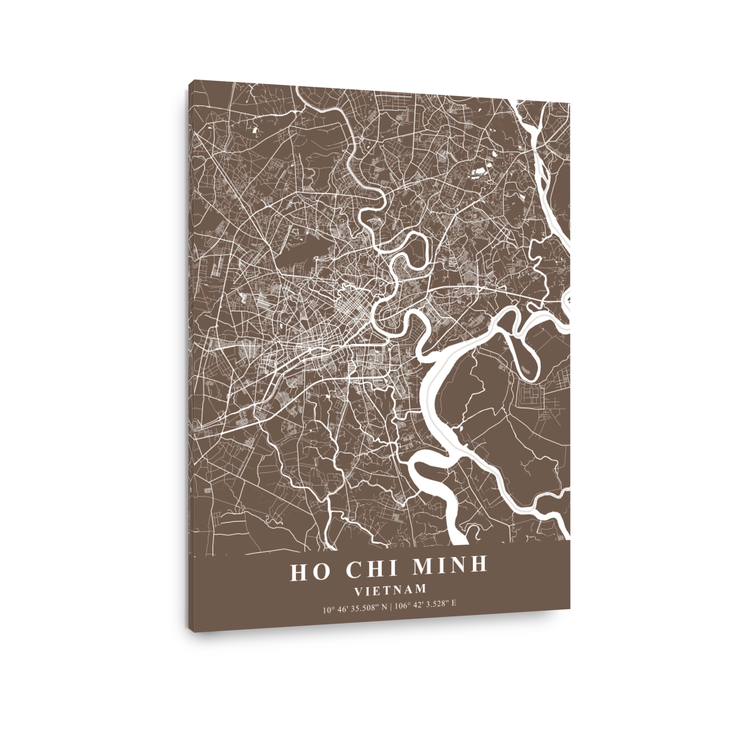 Ho Chi Minh   Vietnam  Bean Plane Map