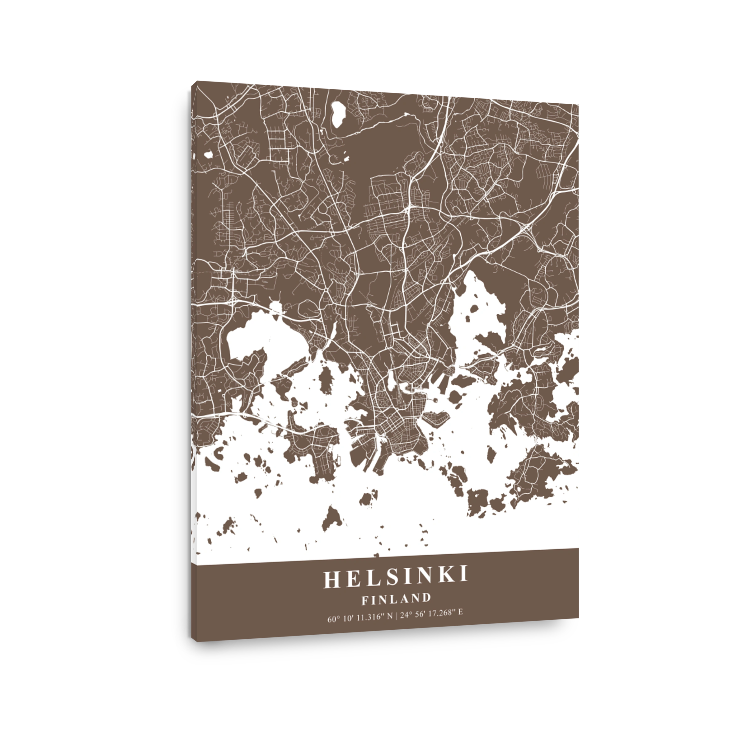 Helsinki   Finland  Bean Plane Map