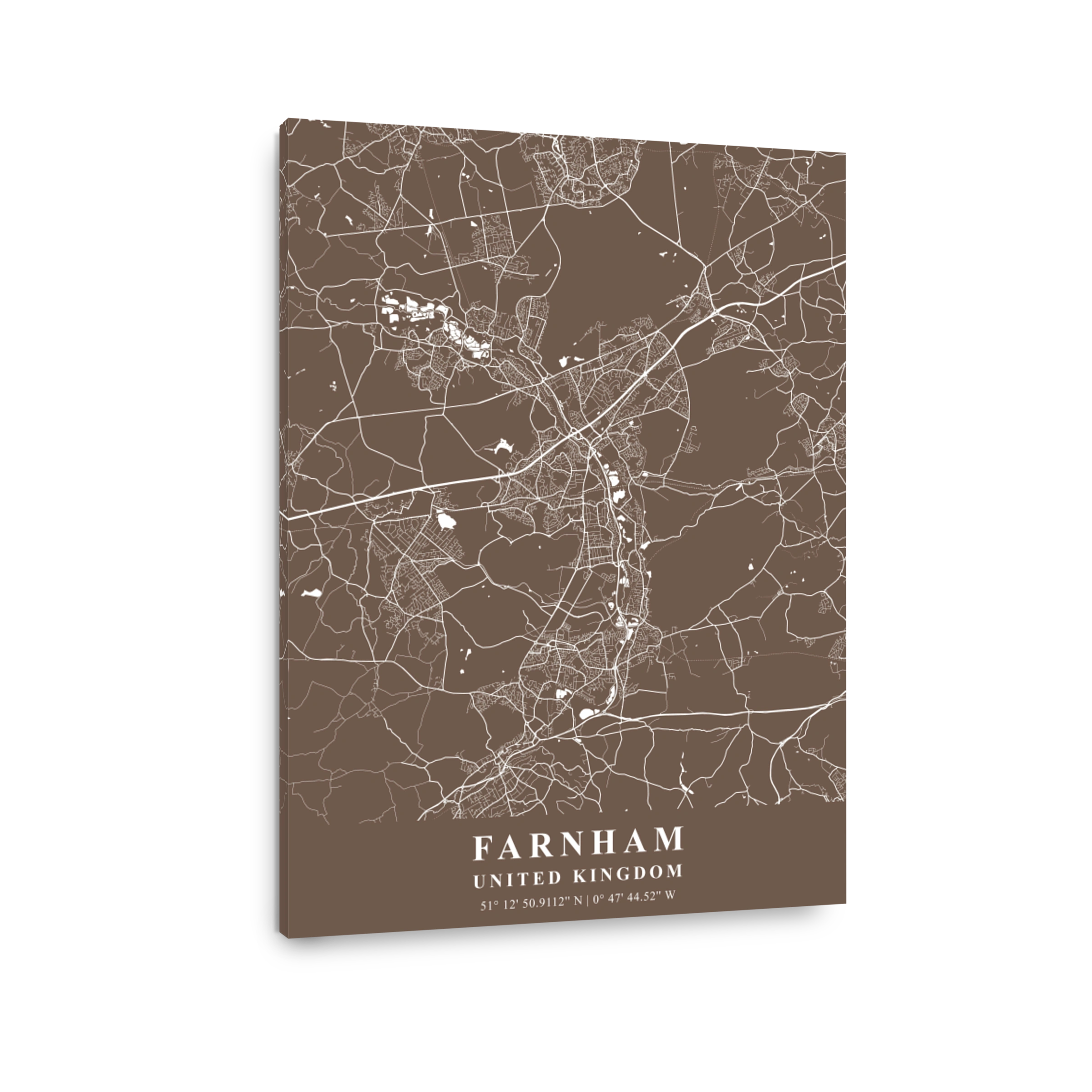 Farnham   United Kingdom  Bean Plane Map