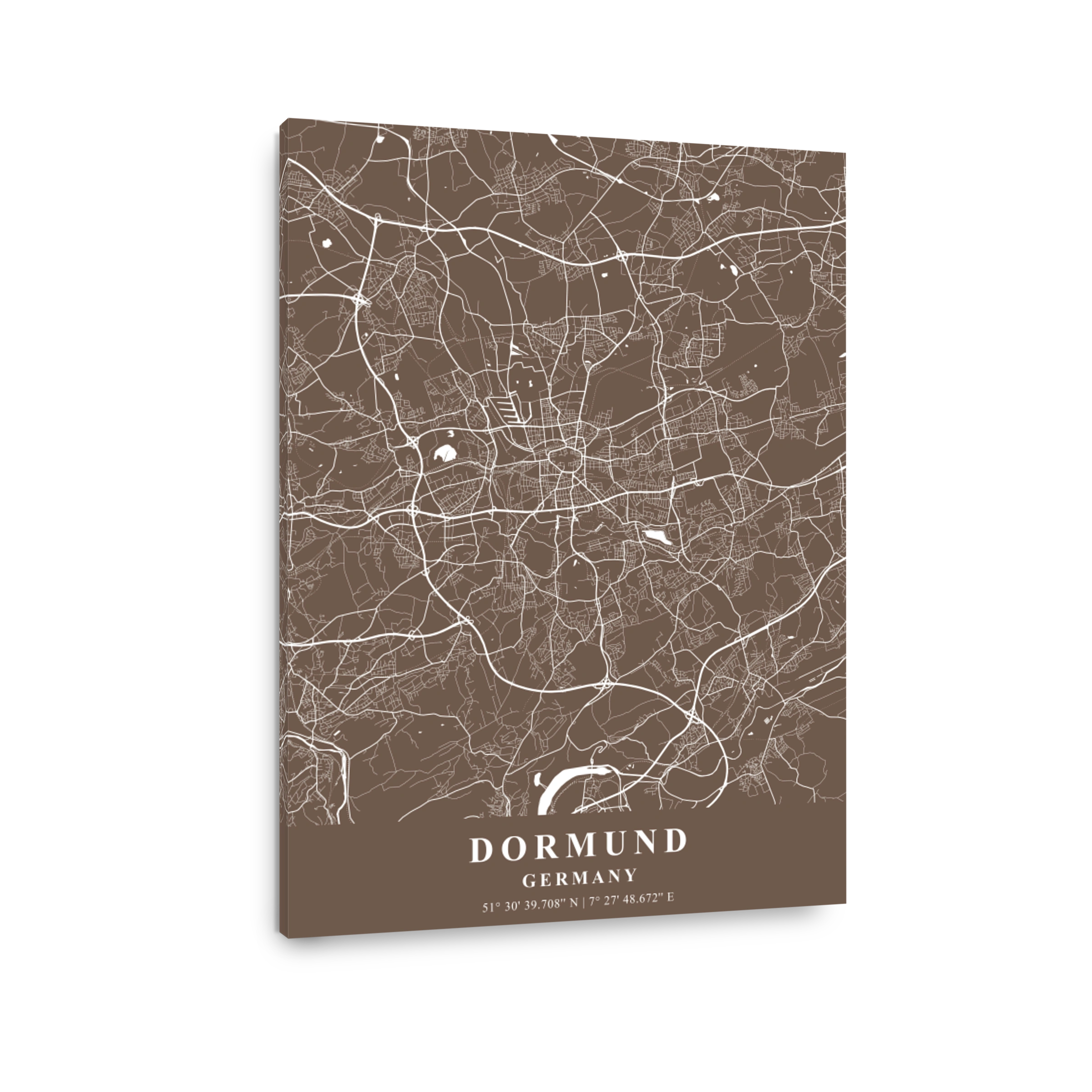 Dortmund   Germany  Bean Plane Map
