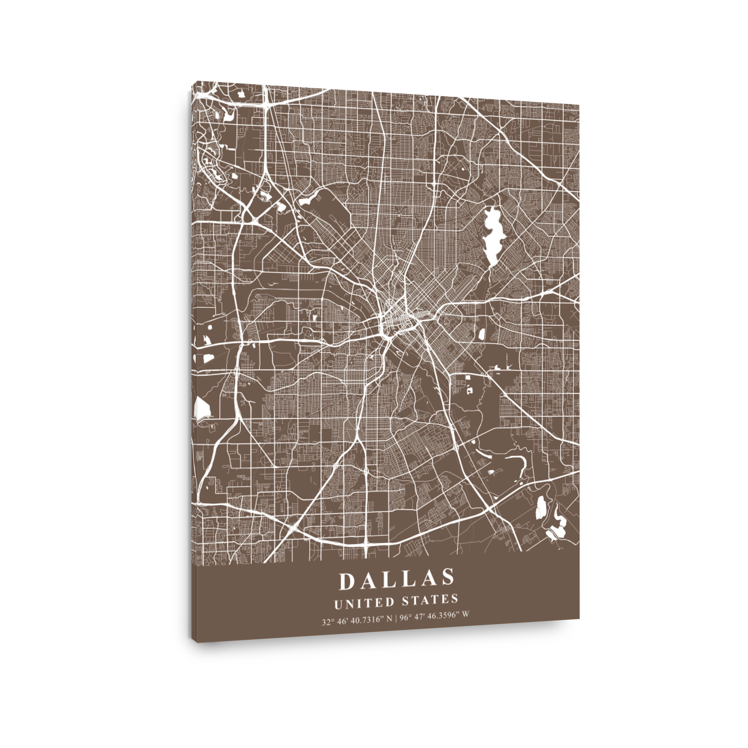 Dallas   United States  Bean Plane Map