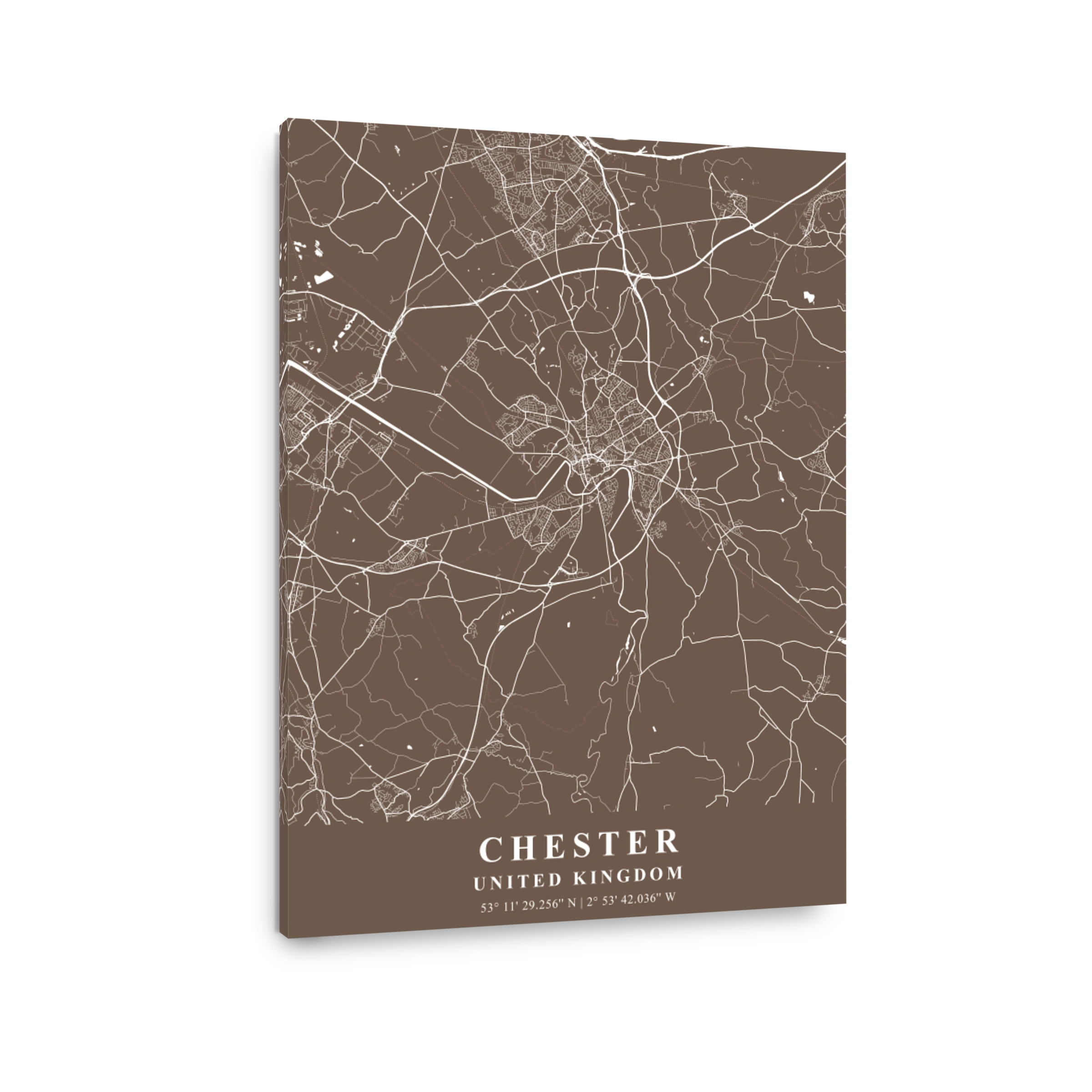 Chester   United Kingdom  Bean Plane Map