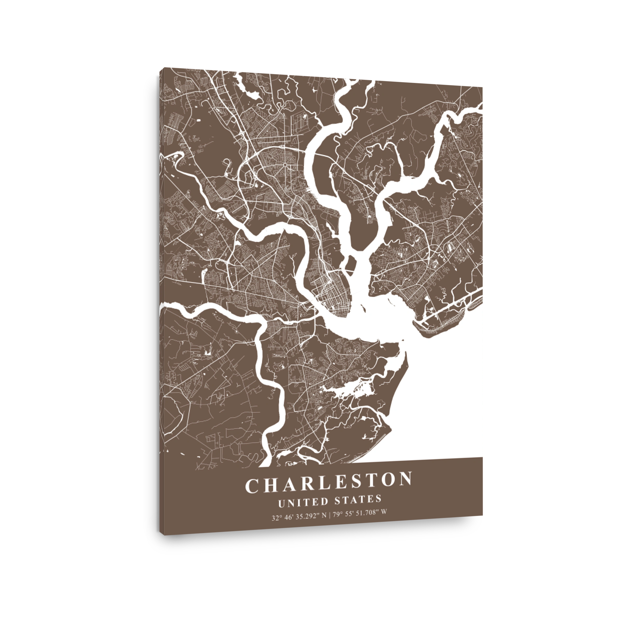 Charleston   United States Bean Plane Map