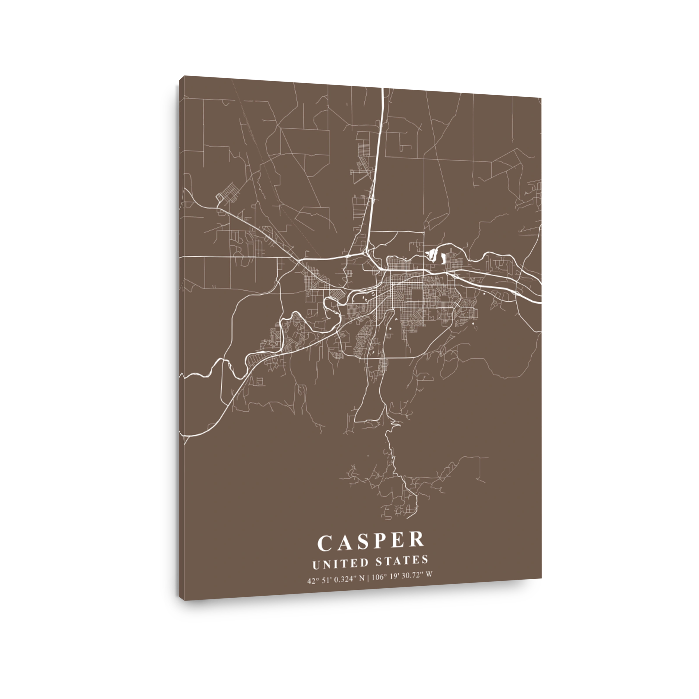 Casper   United States Bean Plane Map