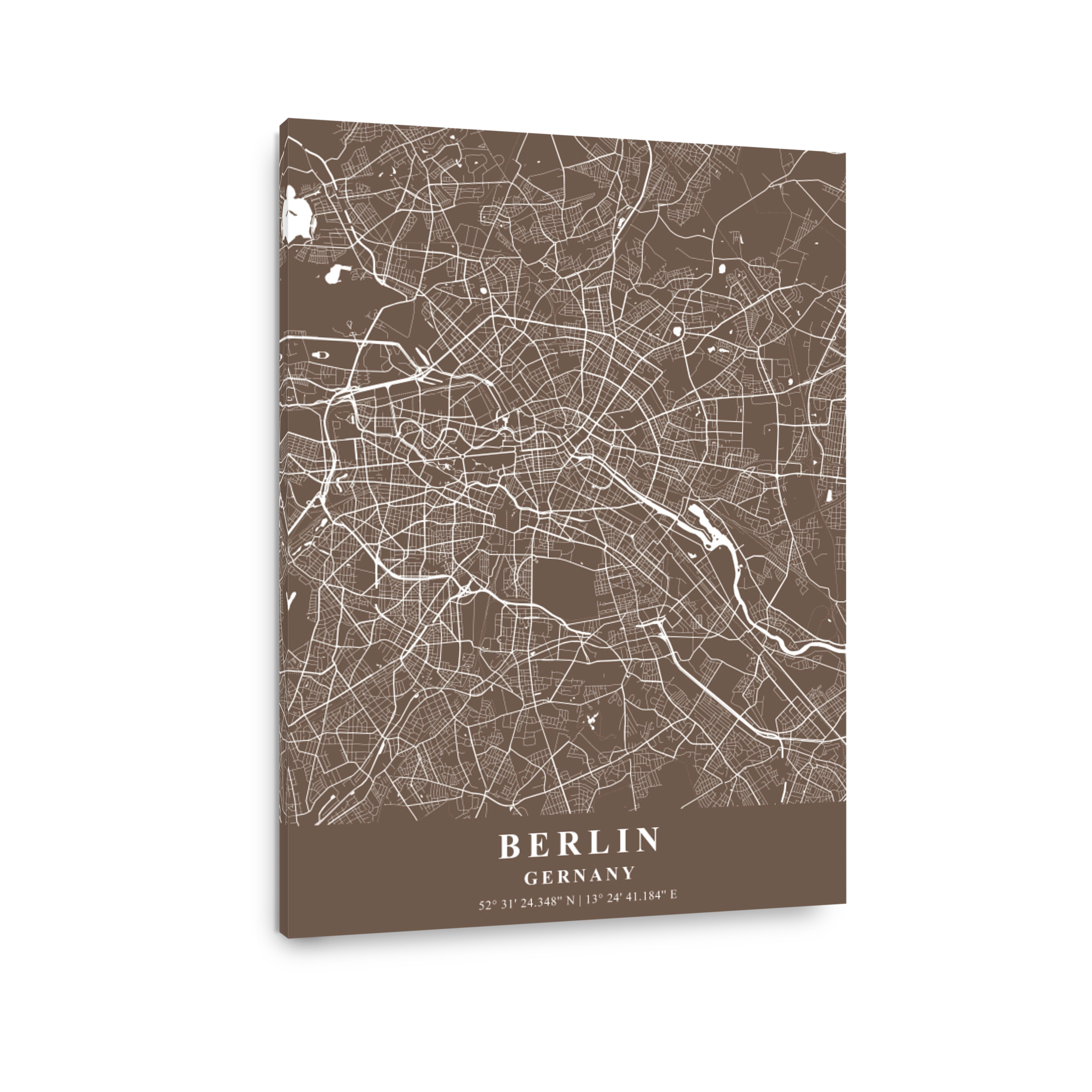 Berlin   Germany Bean Plane Map