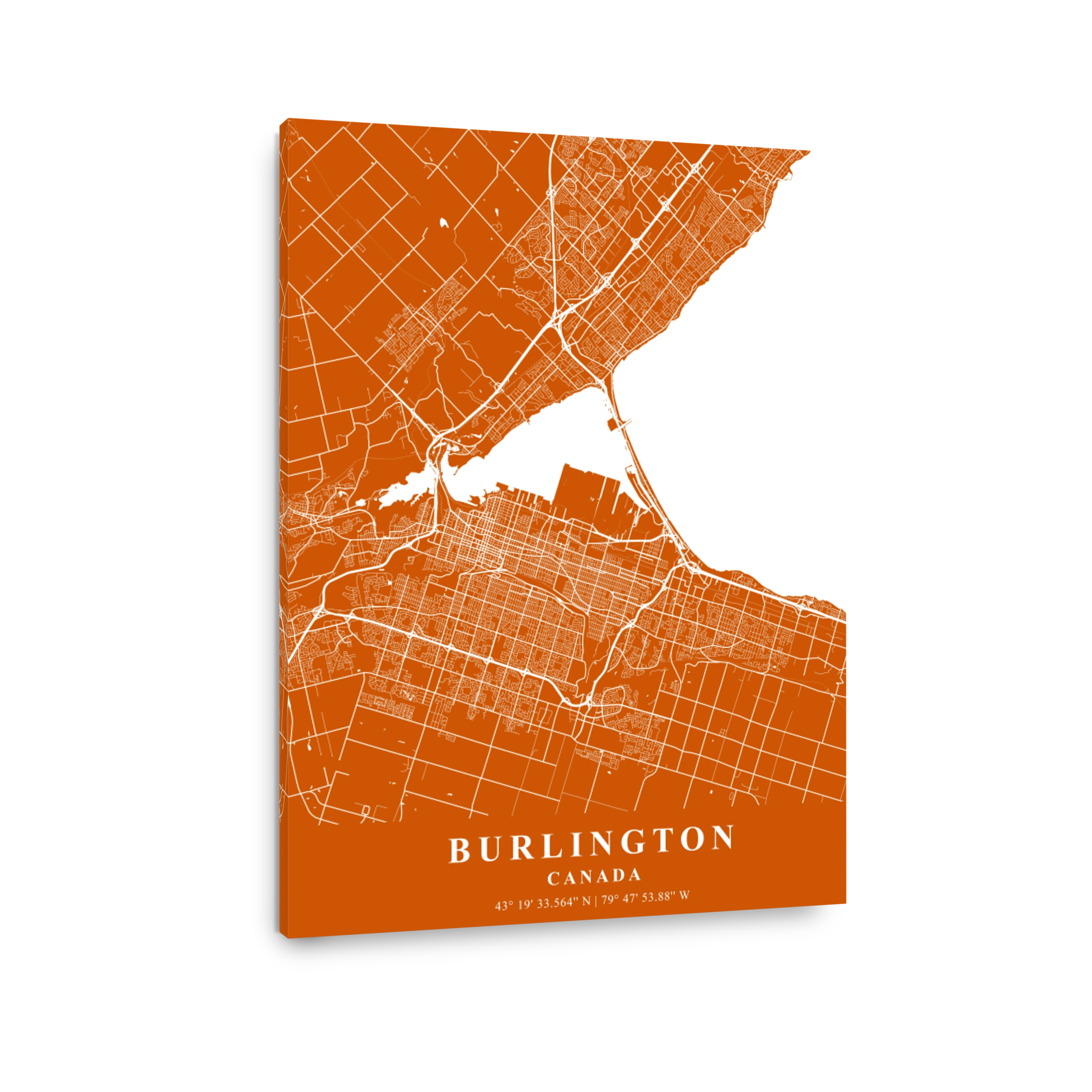 Burlington   Canad Copper Plane Map