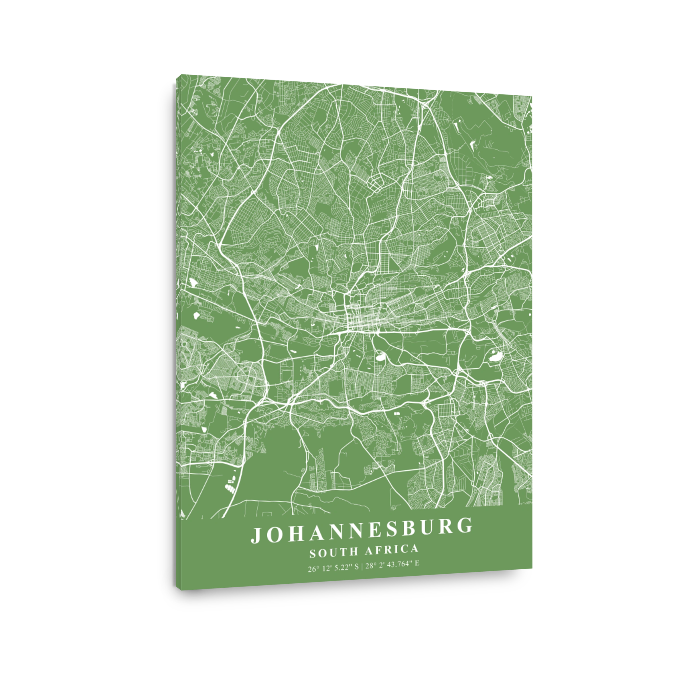 Johannesburg   South Africa Jade Plane Map
