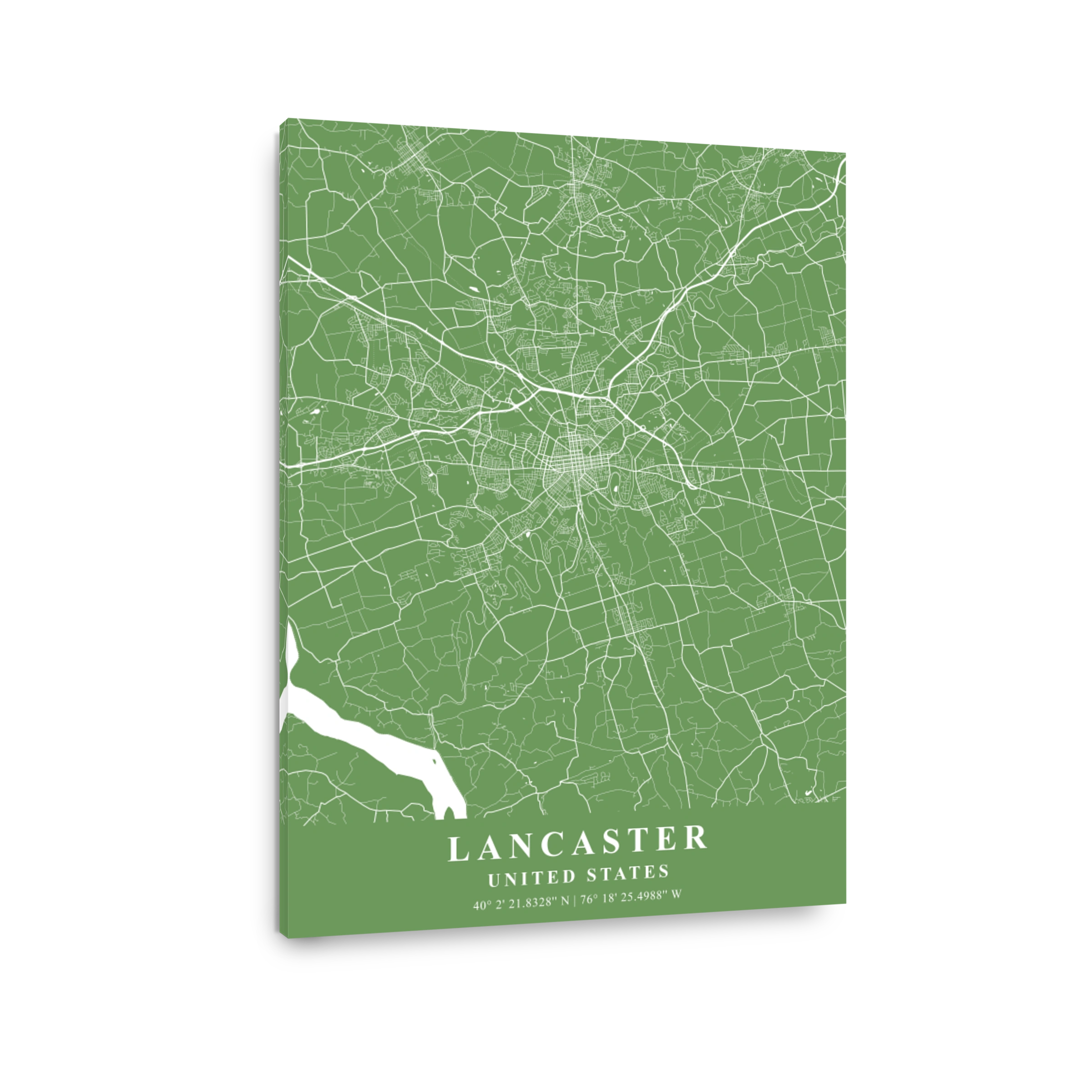 Lancaster   United States  Jade Plane Map
