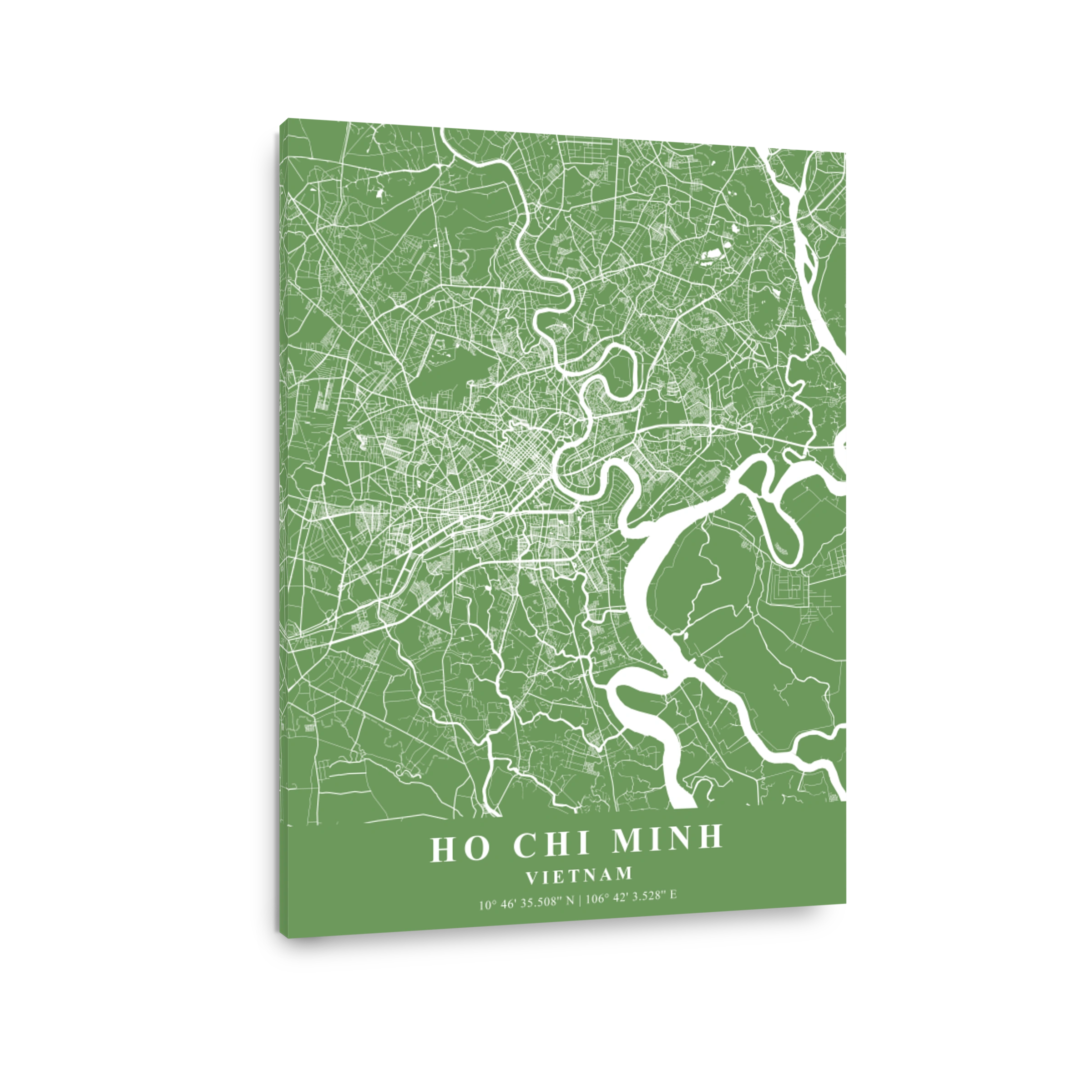Ho Chi Minh   Vietnam Jade Plane Map