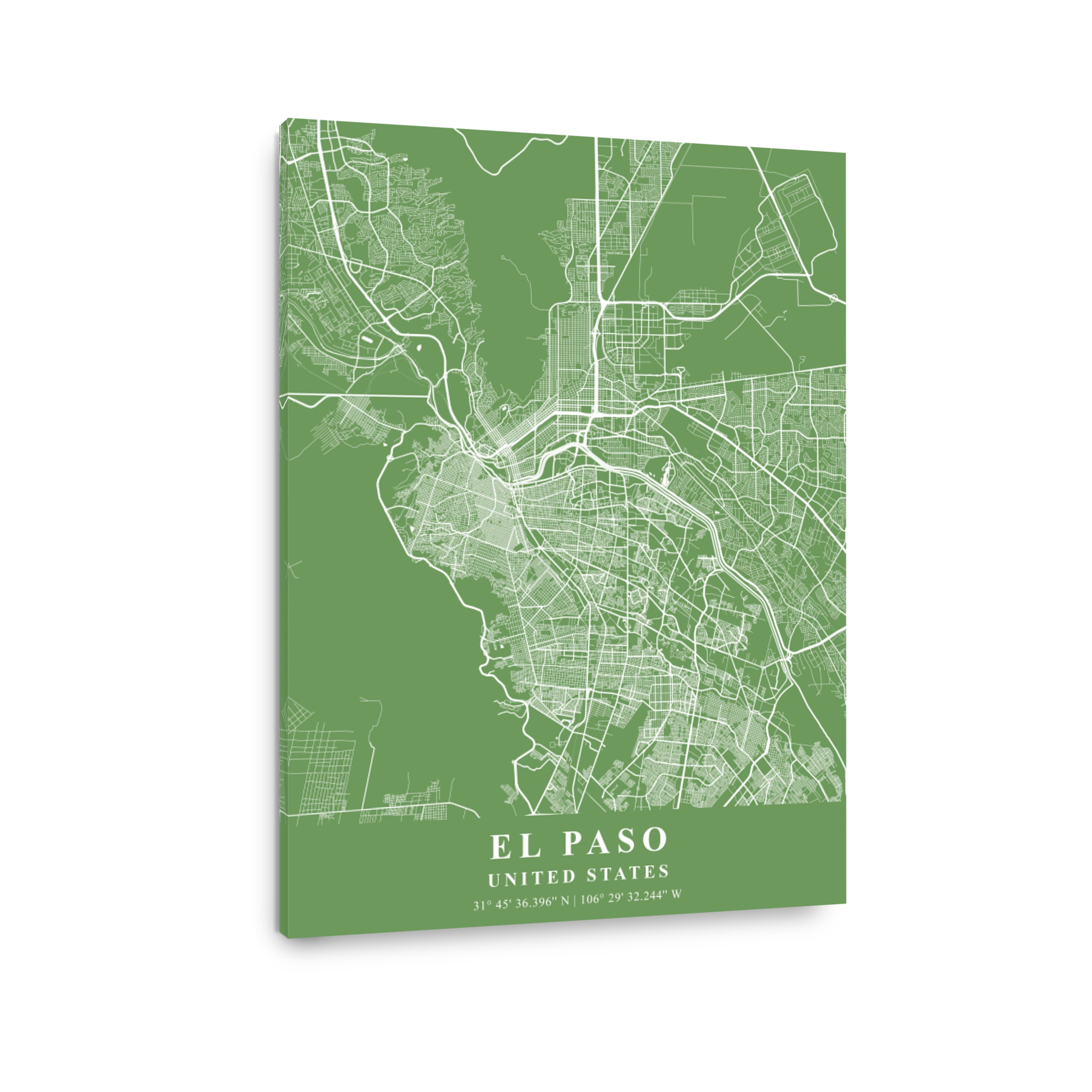 El Paso   United States Jade Plane Map