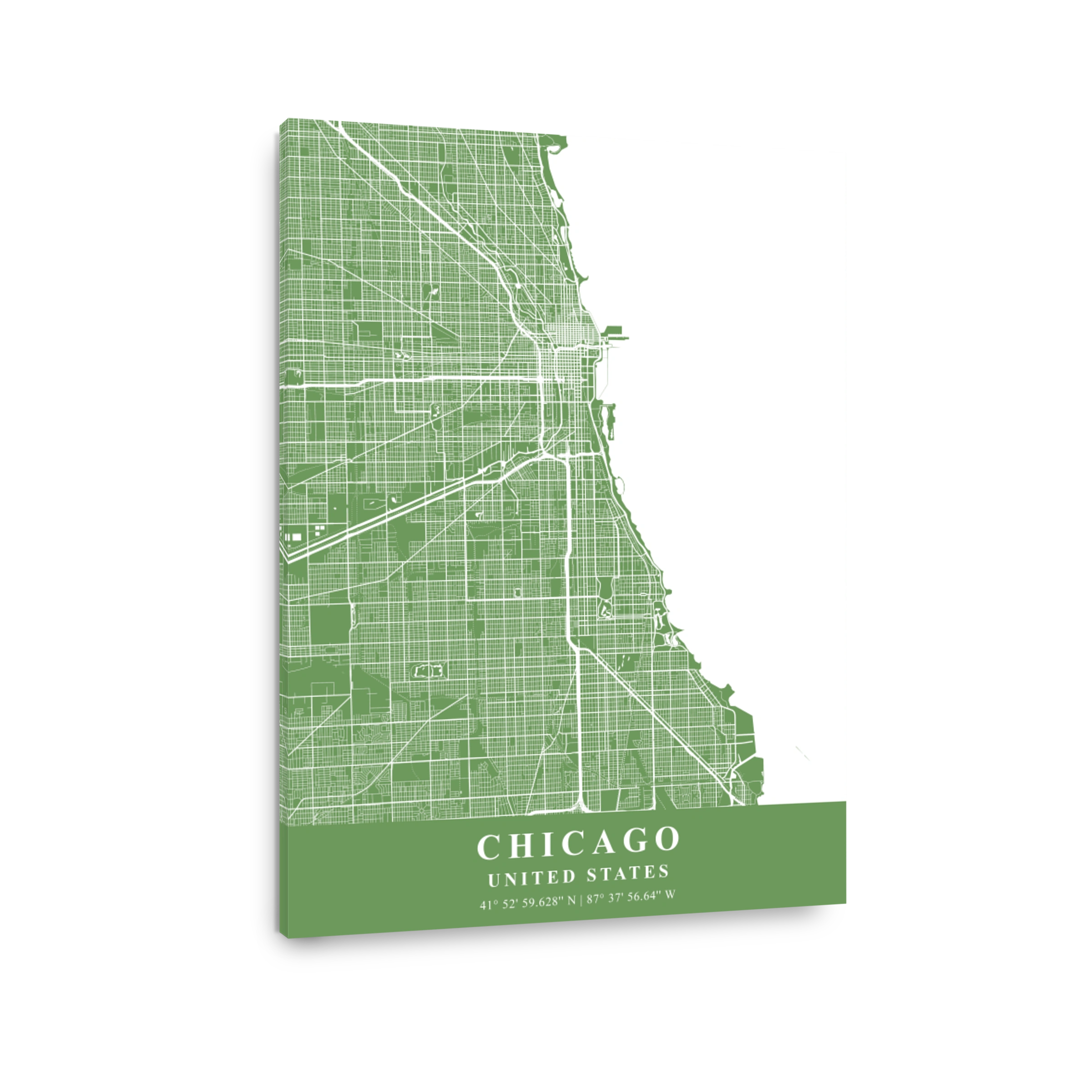 Chicago   United States Jade Plane Map