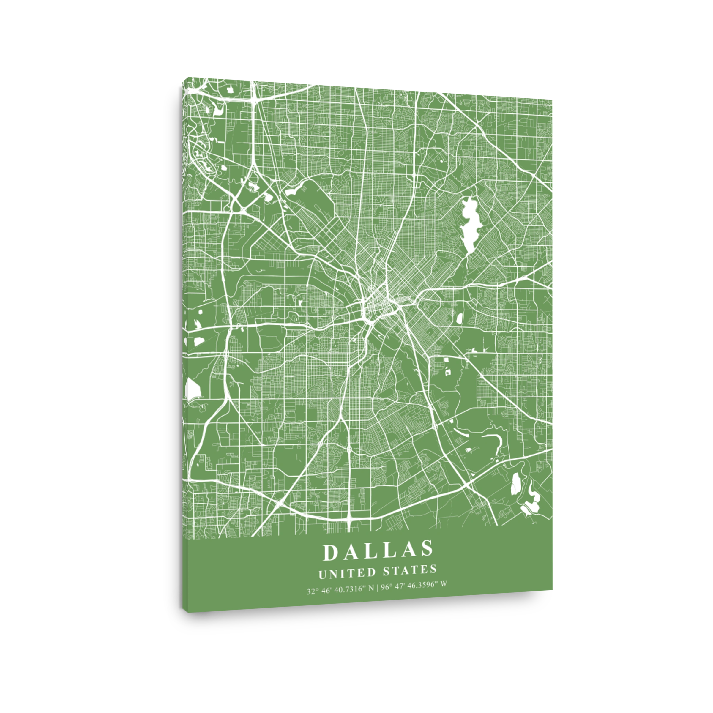 Dallas   United States Jade Plane Map
