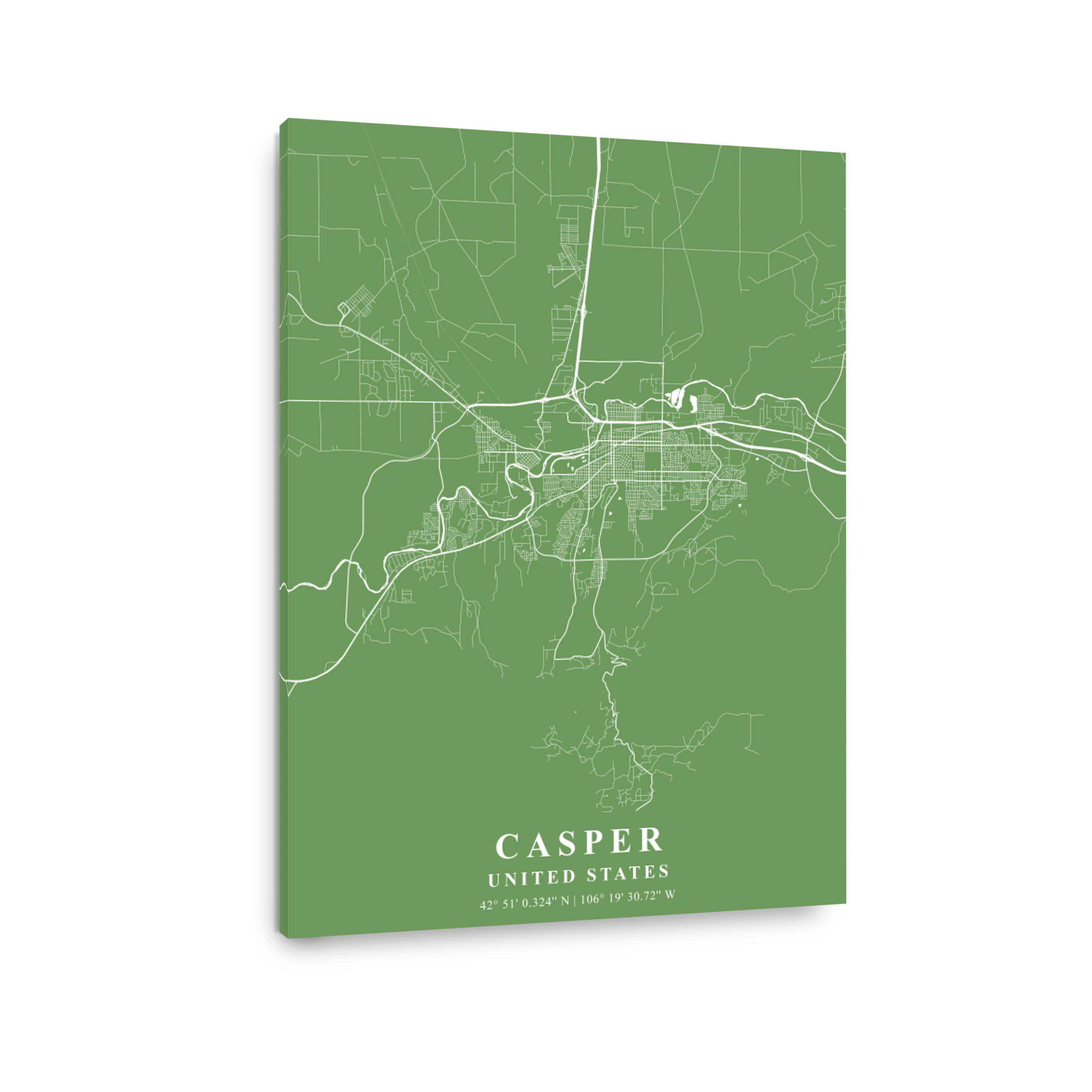 Casper   United States Jade Plane Map