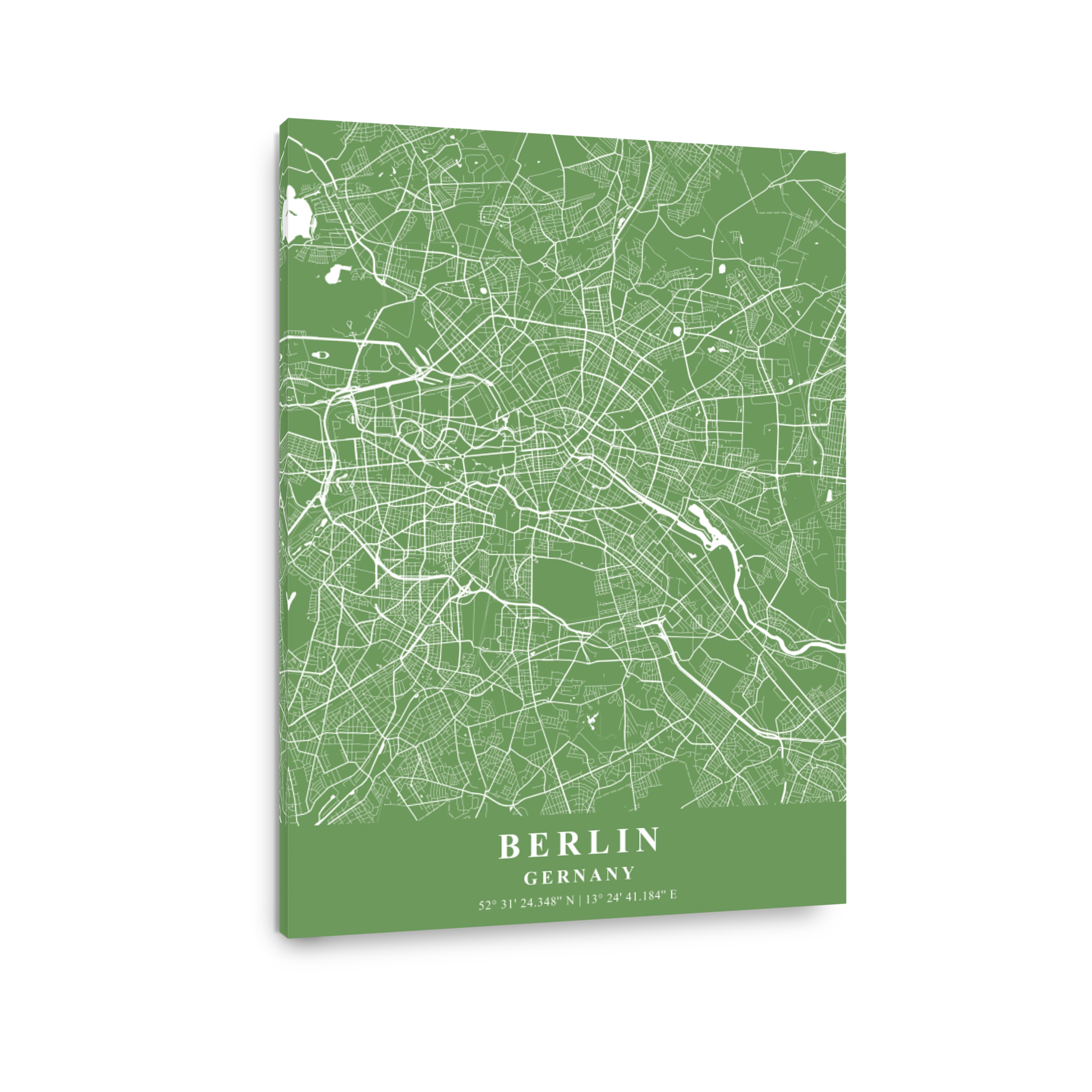 Berlin   Germany Jade Plane Map