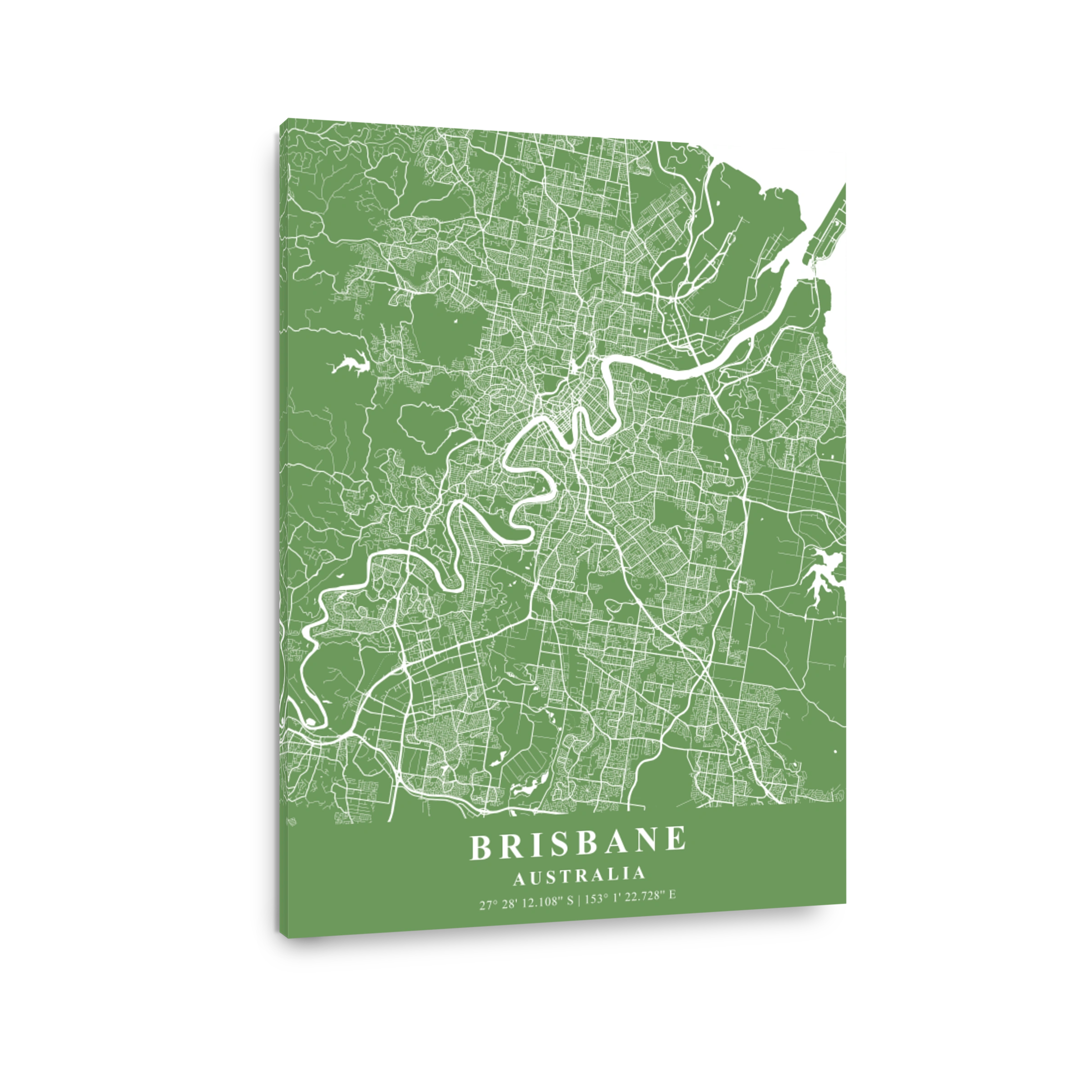Brisbane Australia Jade Plane Map