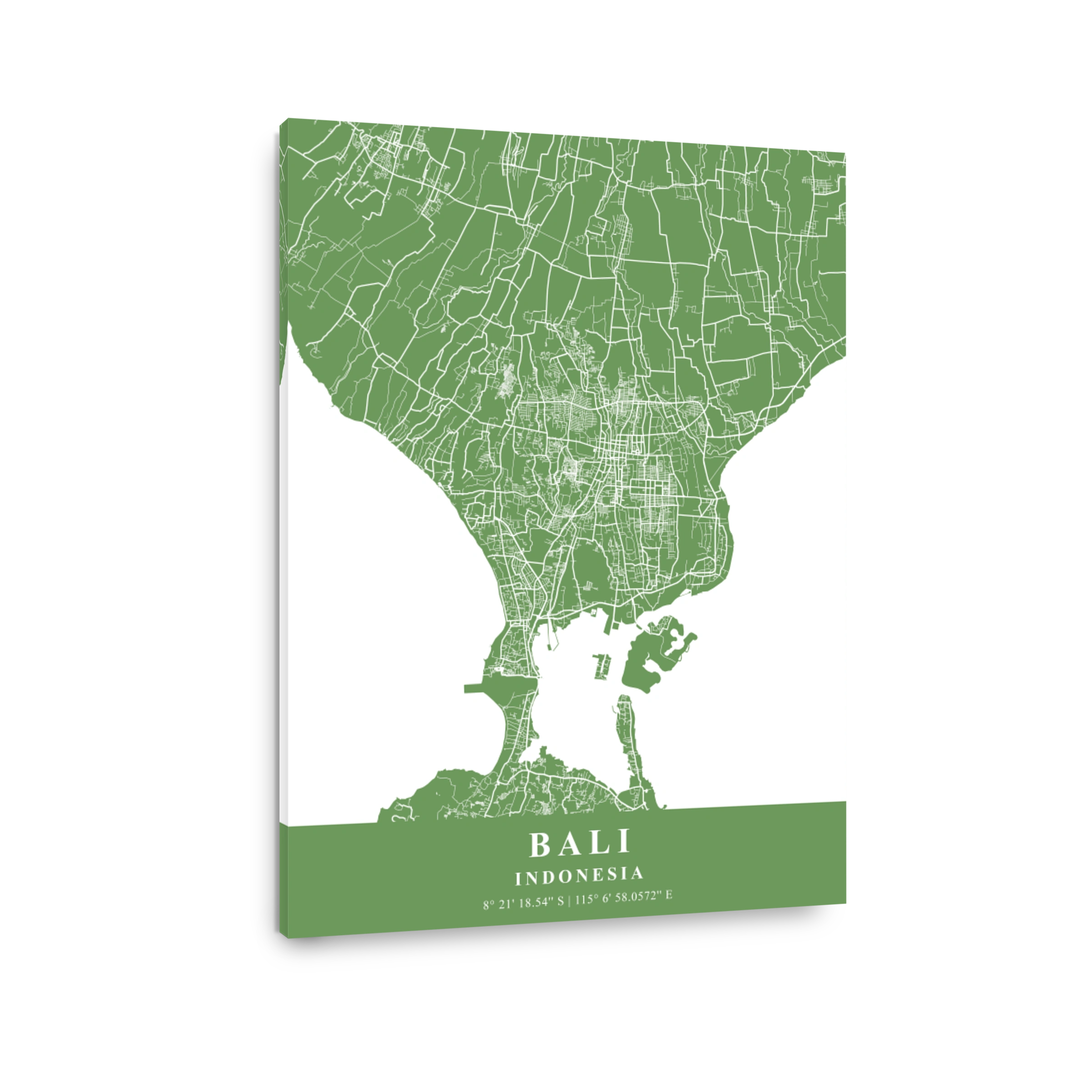Bali   Indonesia Jade Plane Map