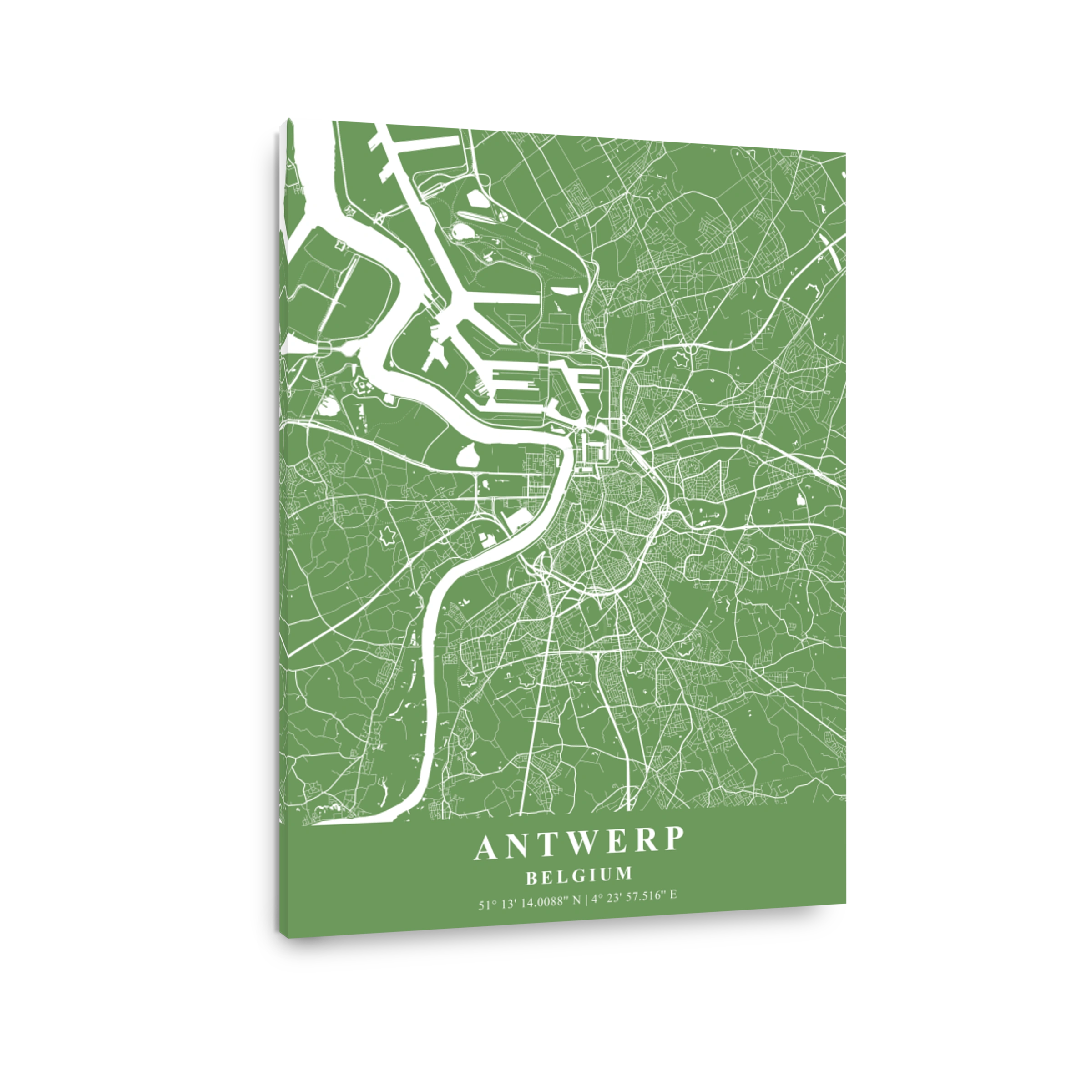 Antwerp   Belgium Jade Plane Map