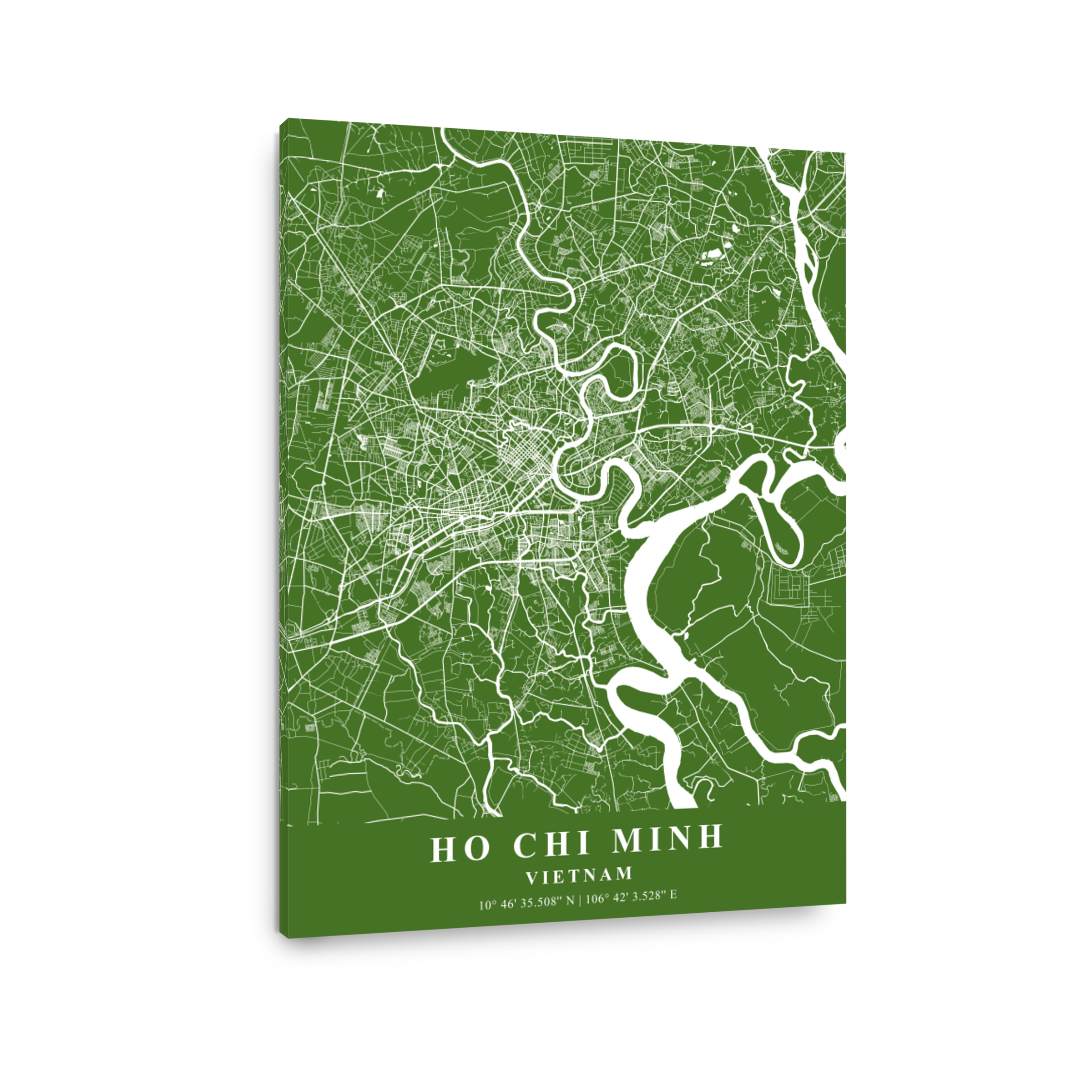 Ho Chi Minh   Vietnam Moss Plane Map