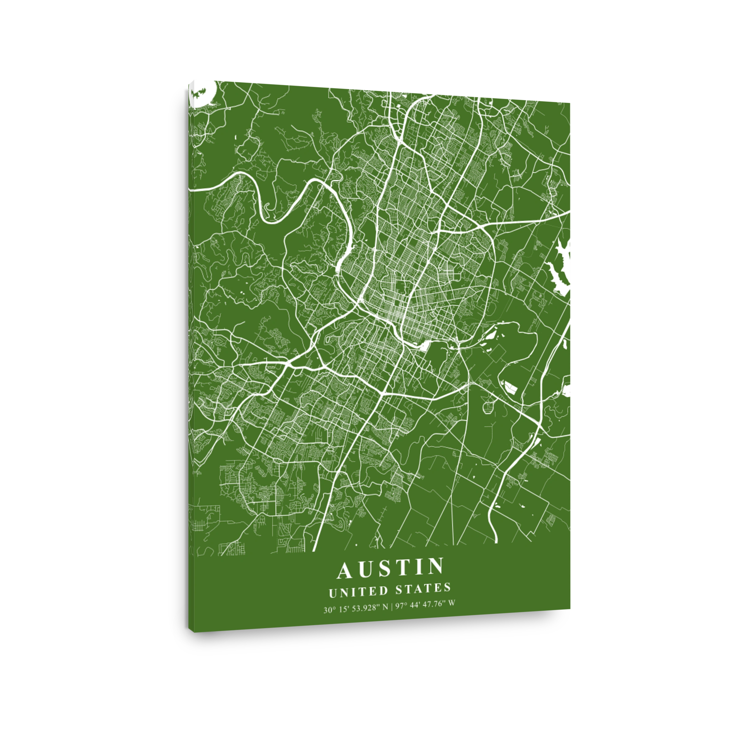 Austin   United States Moss Plane Map