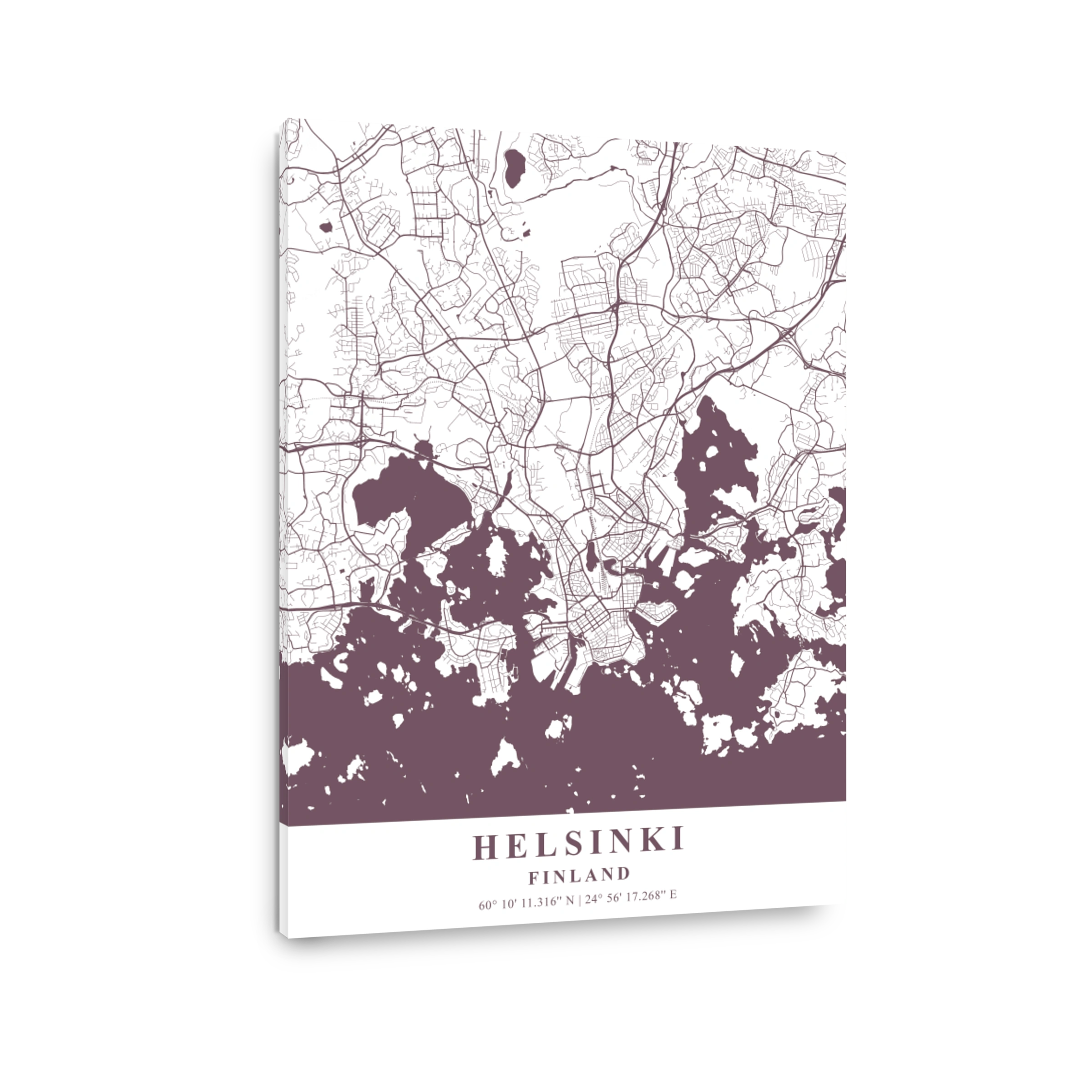 Helsinki   Finland Orchid Plane Map