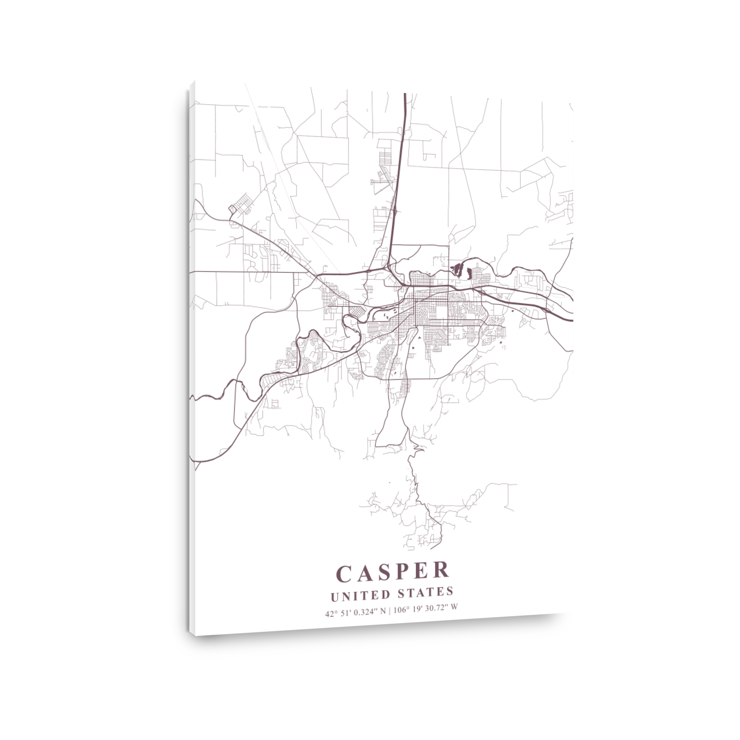 Casper   United States Orchid Plane Map