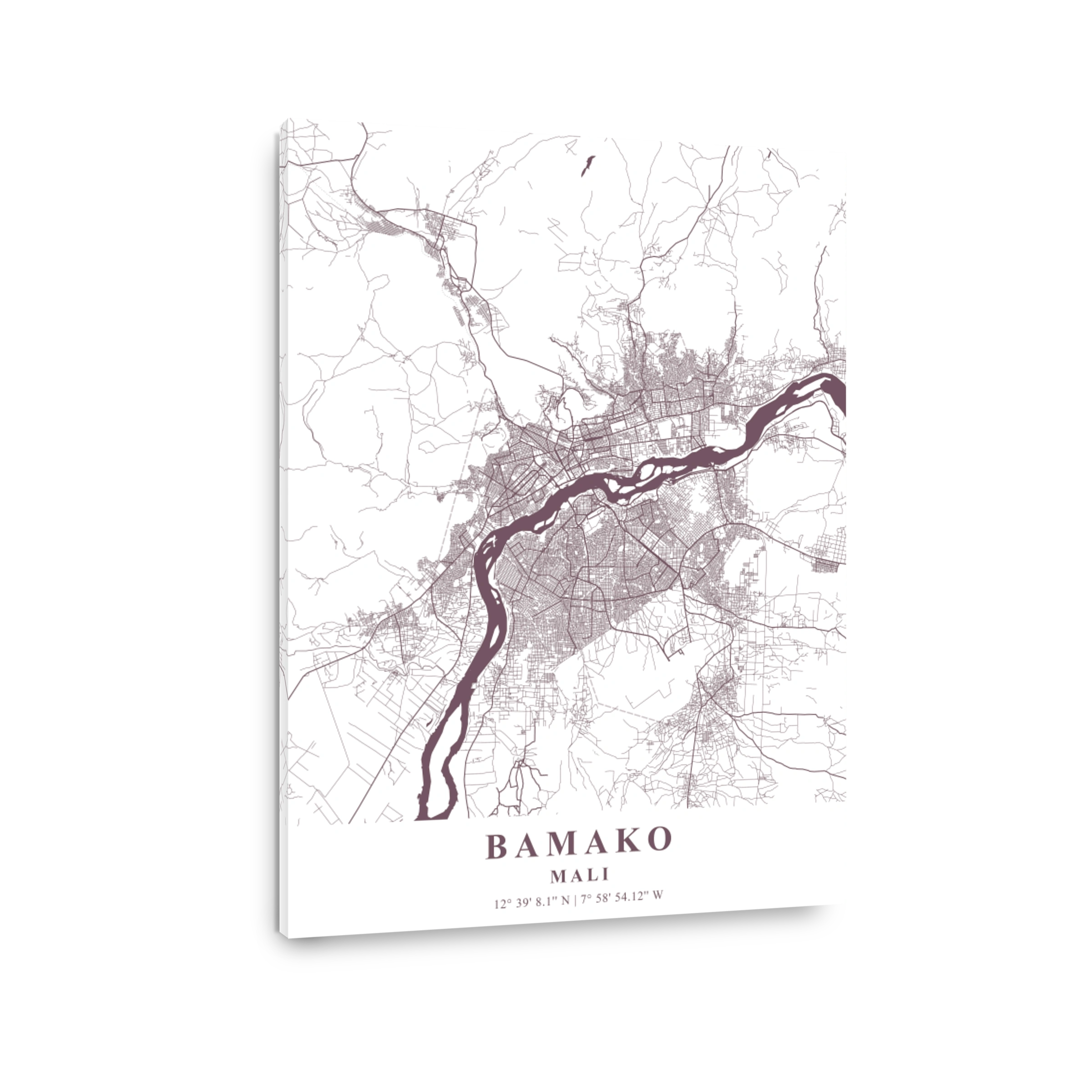Bamako   Mali Orchid Plane Map