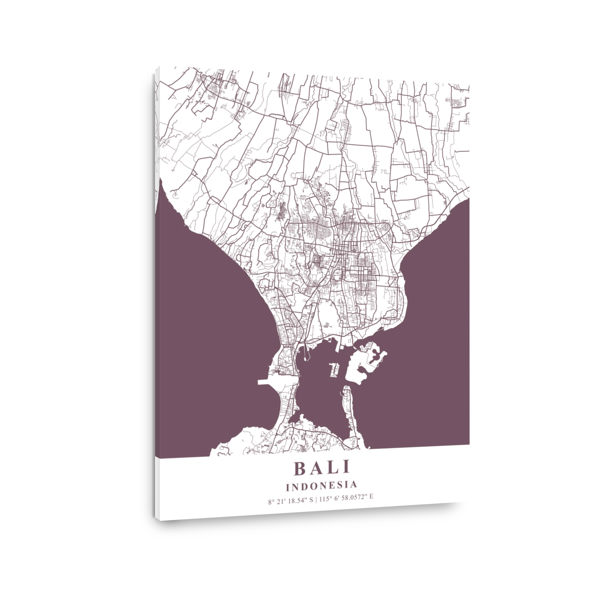 Bali   Indonesia Orchid Plane Map