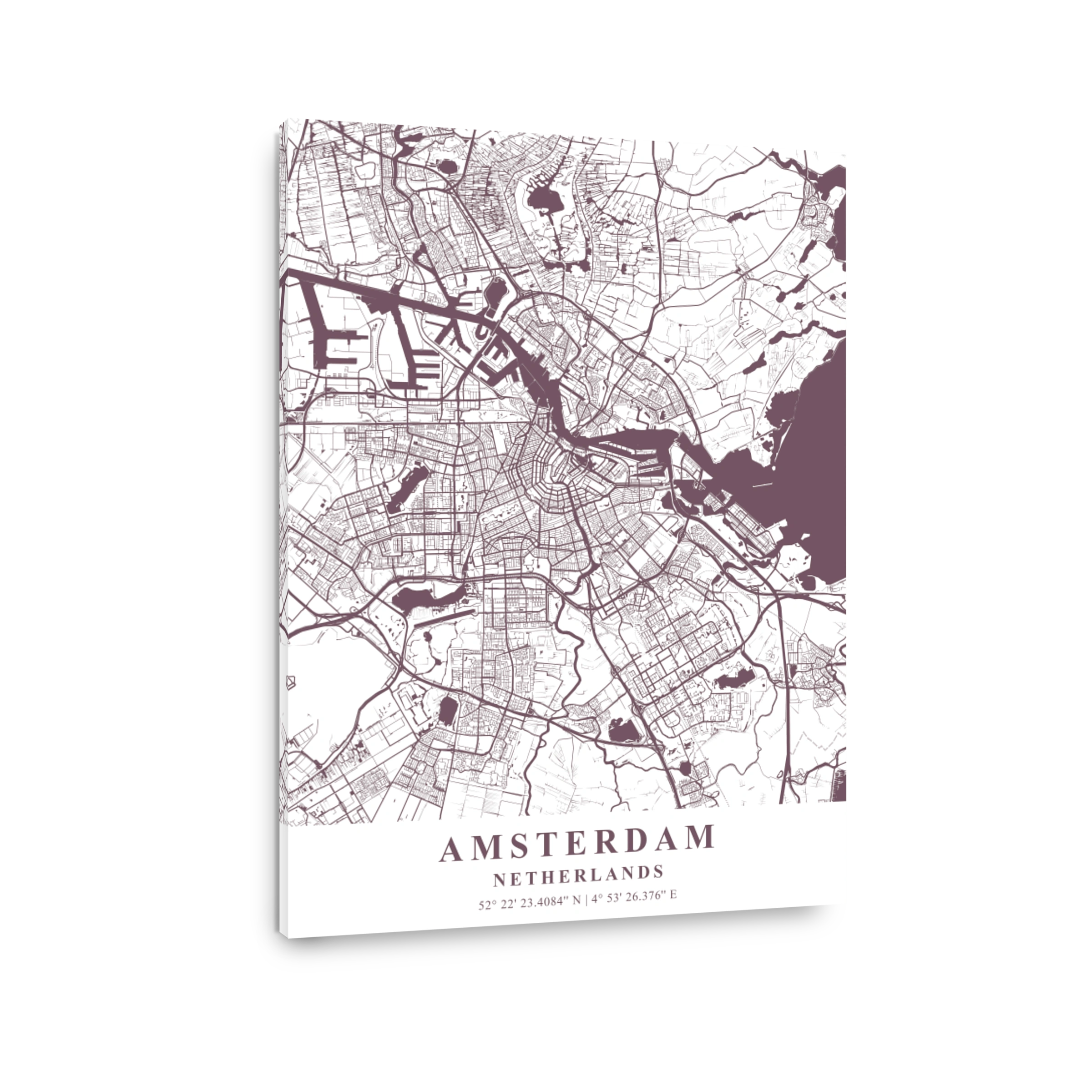 Amsterdam   Netherlands Orchid Plane Map