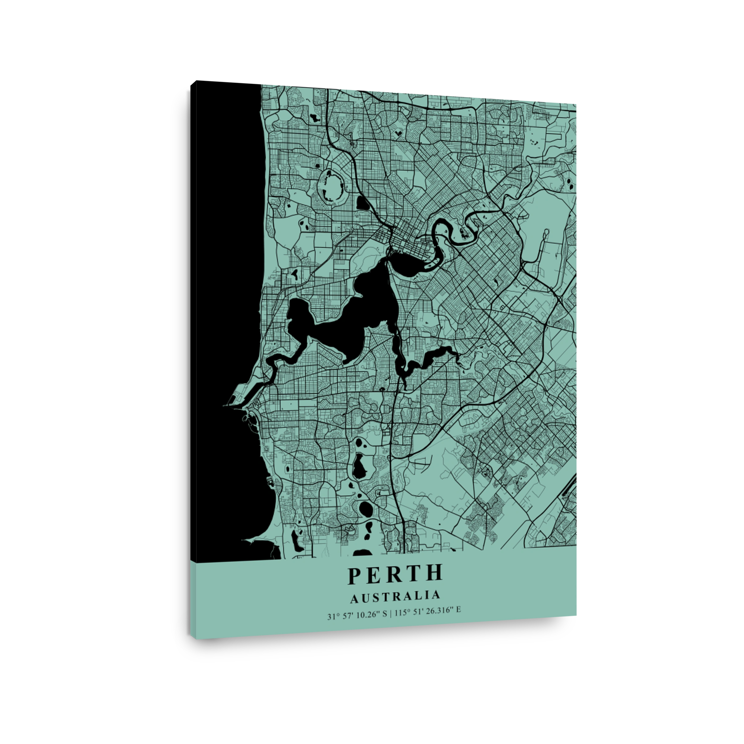 Perth   Australia Sea Plane Map
