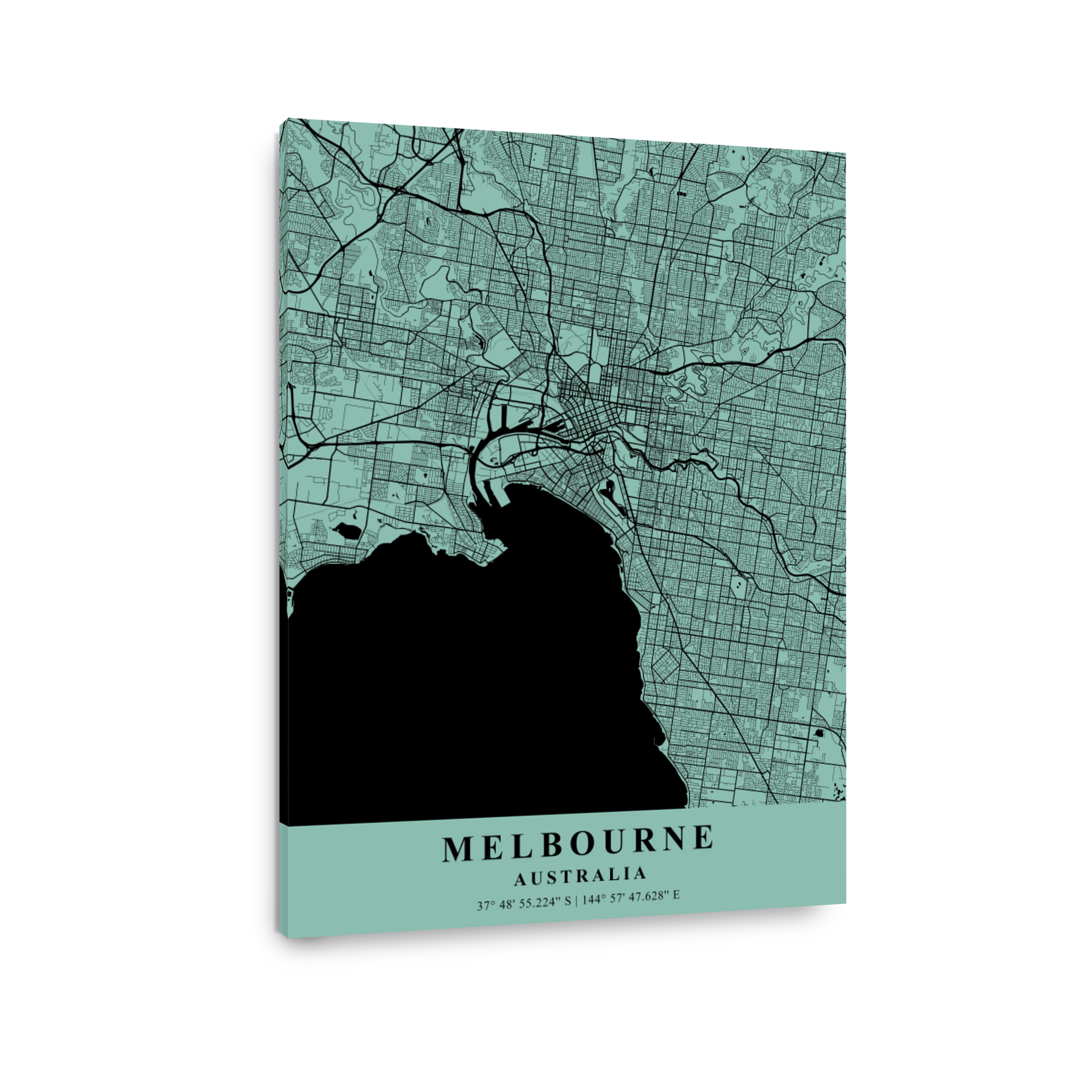 Melbourne   Australia Sea Plane Map