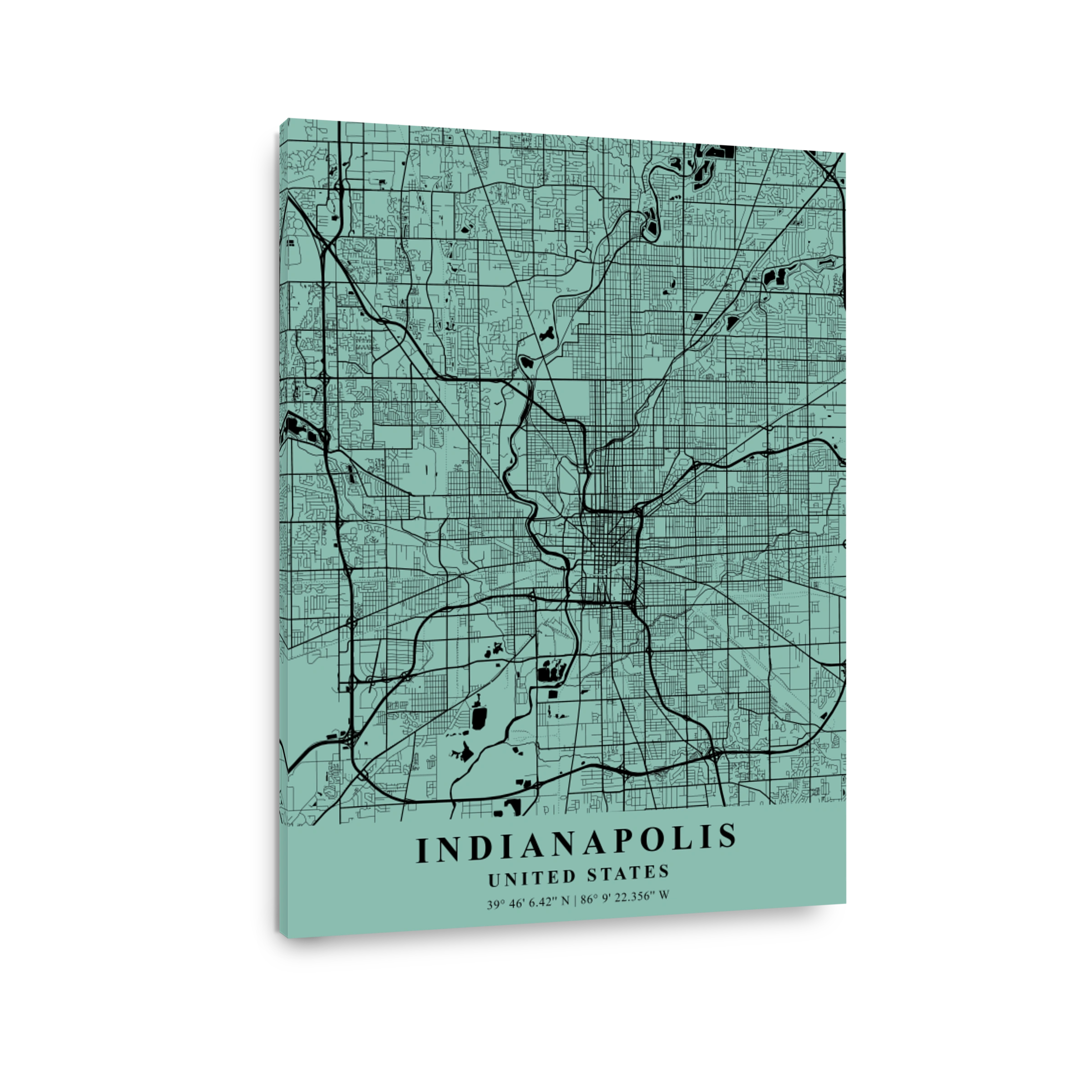 Indianapolis   United States Sea Plane Map