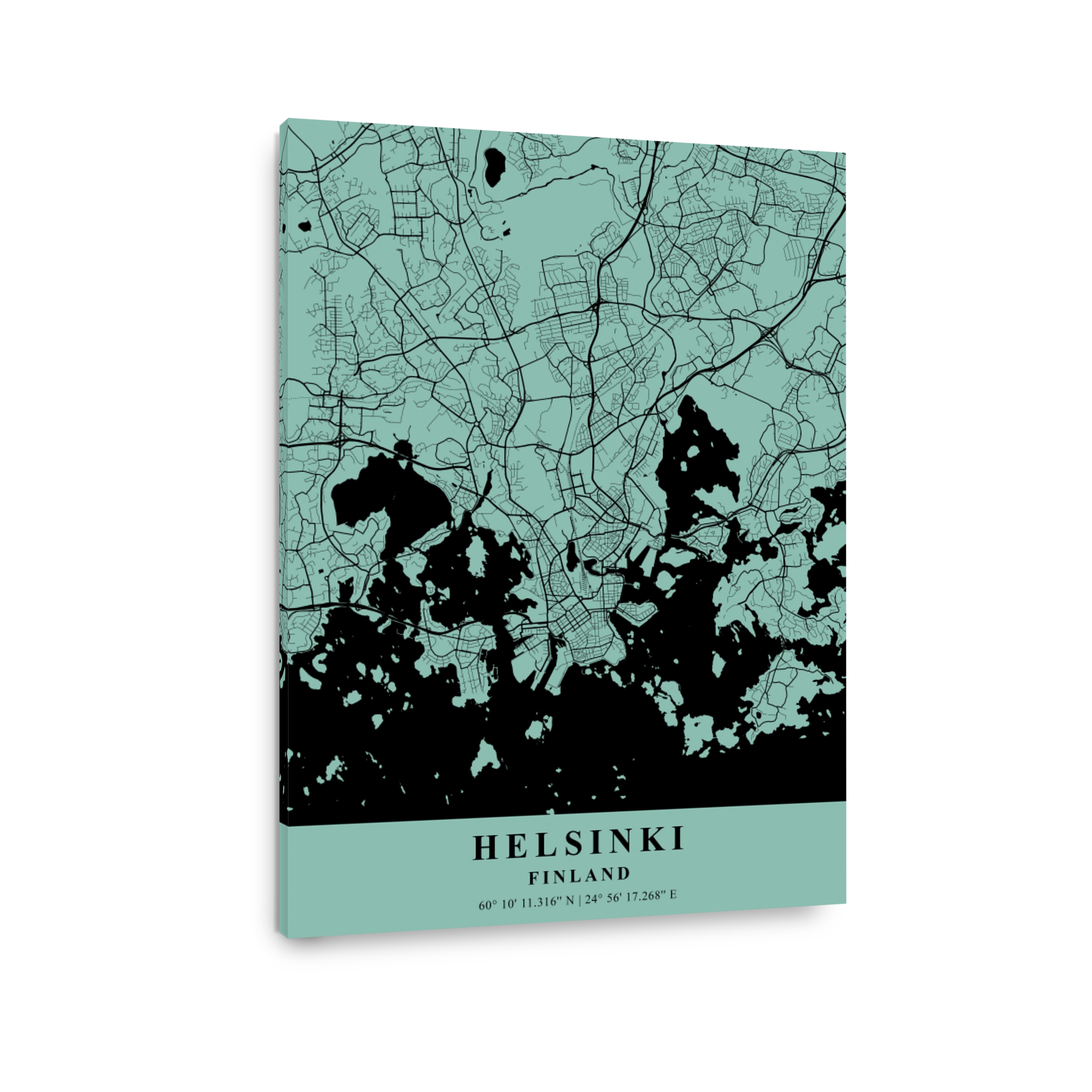 Helsinki   Finland Sea Plane Map
