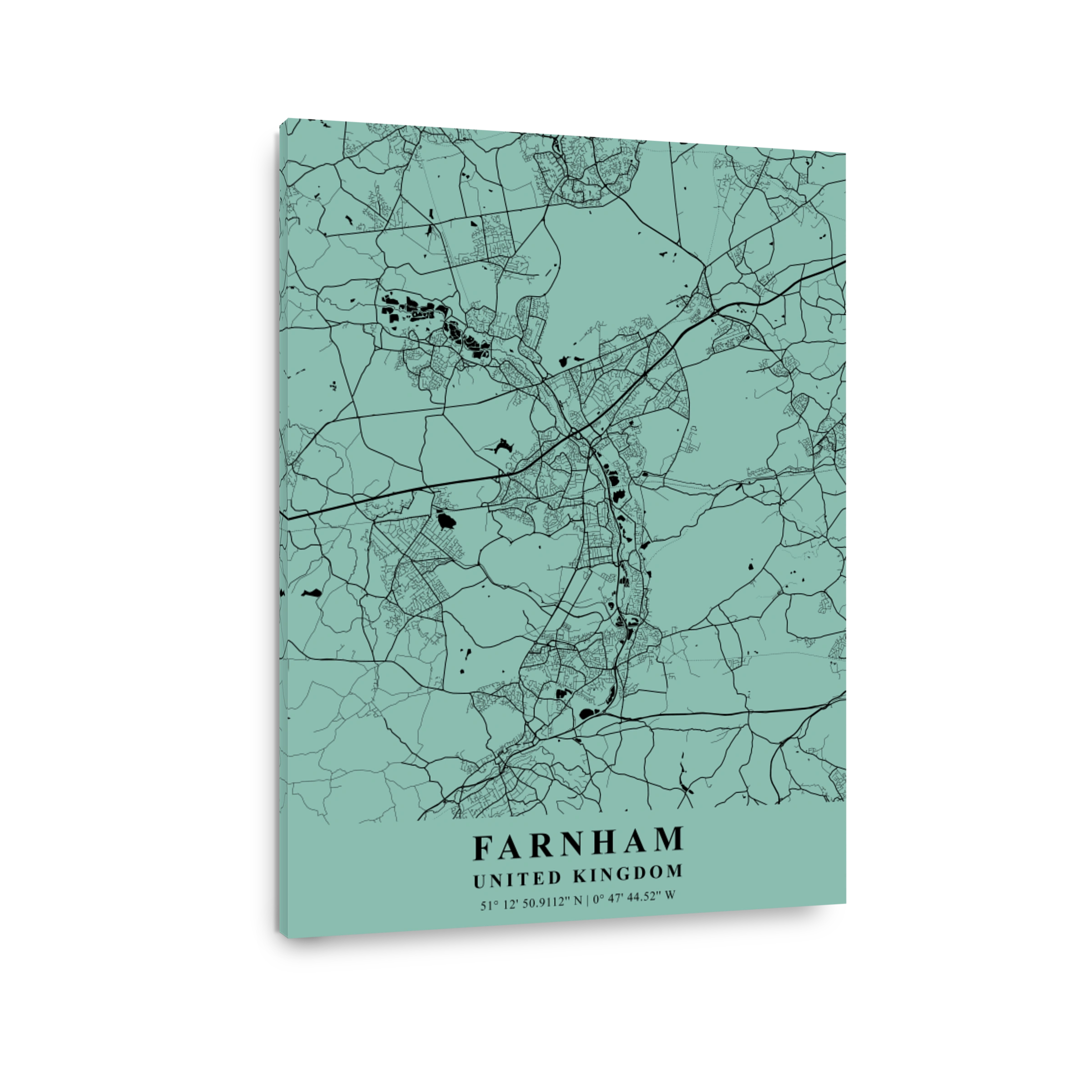 Farnham   United Kingdom Sea Plane Map