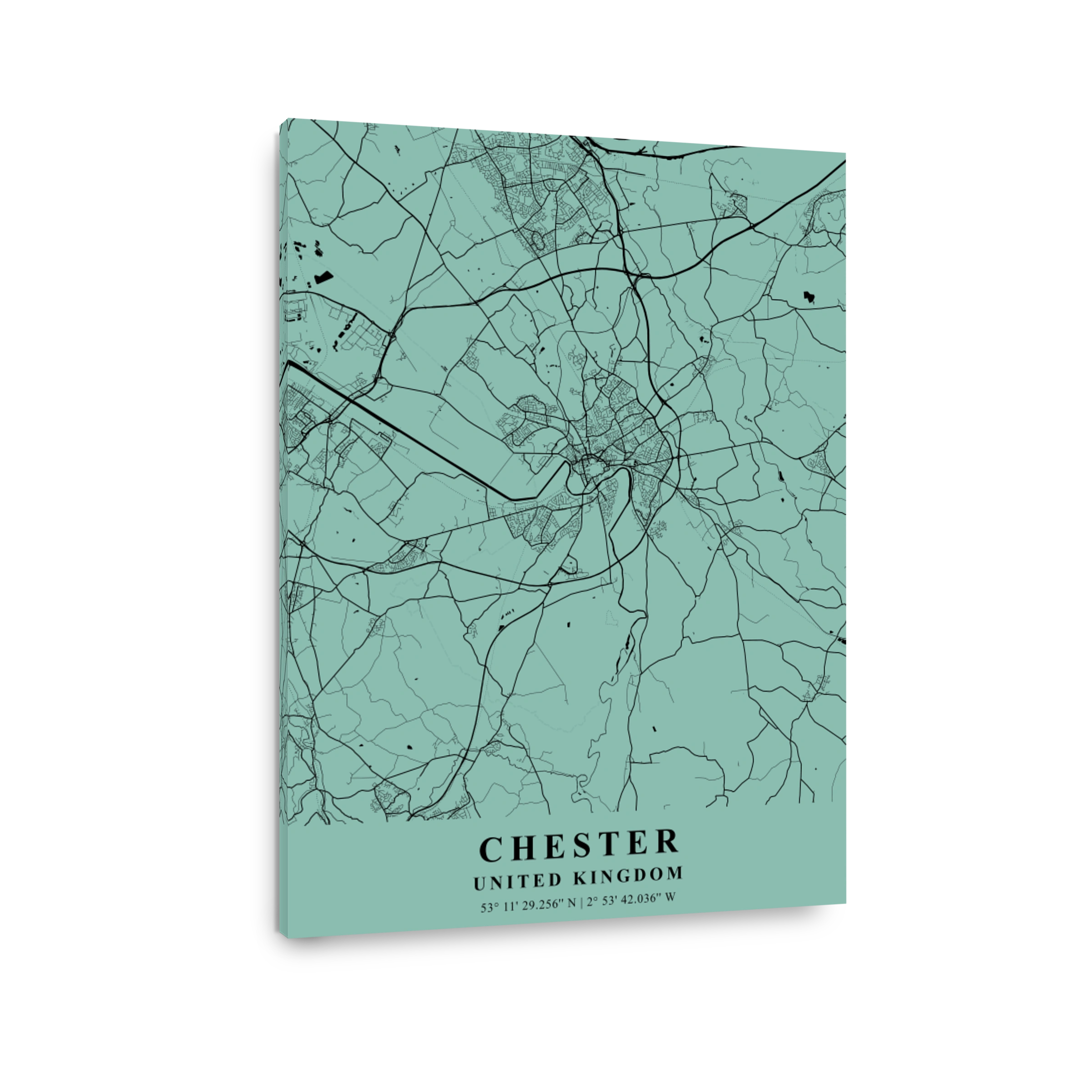 Chester   United Kingdom Sea Plane Map