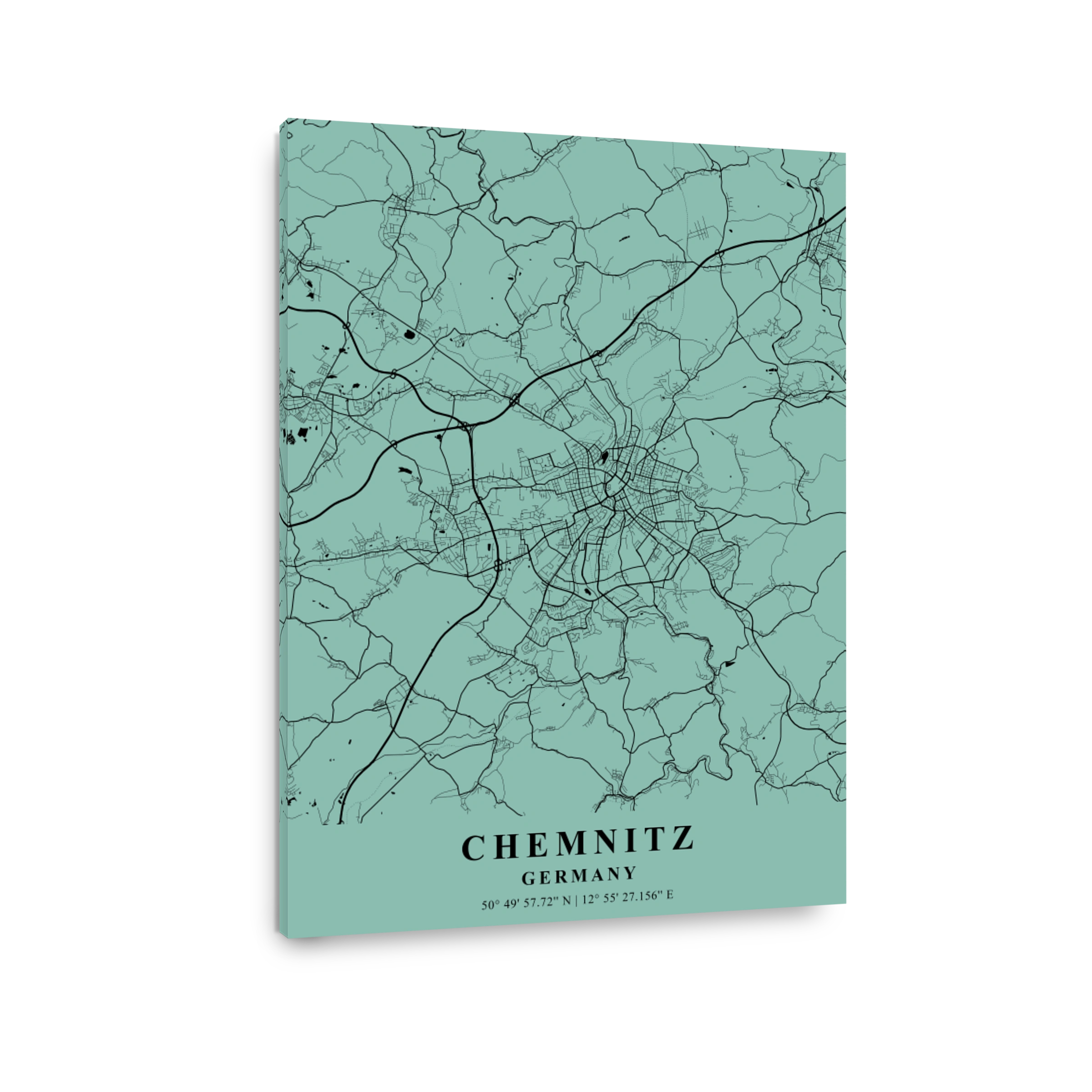 Chemnitz   Germany Sea Plane Map