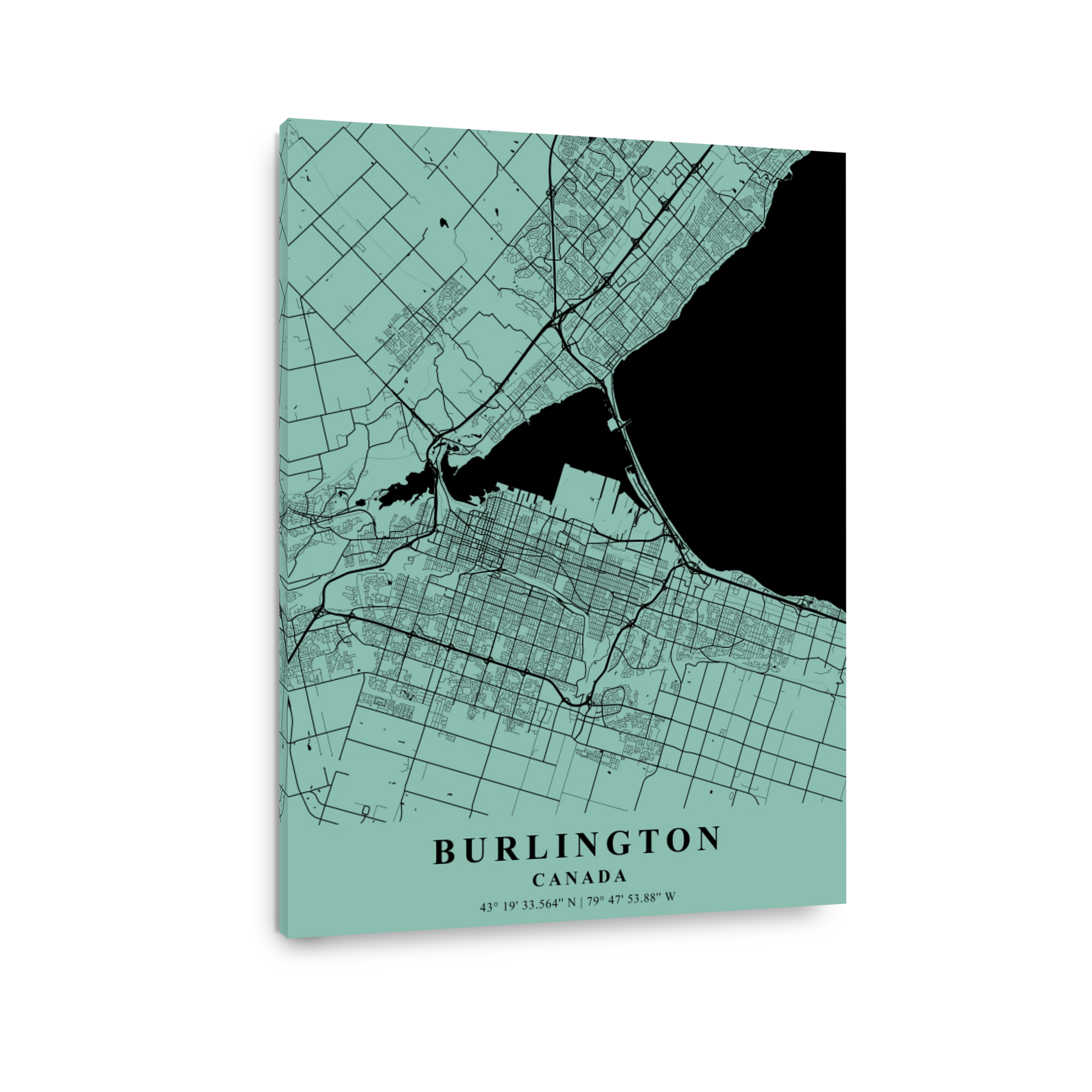 Burlington   Canada Sea Plane Map