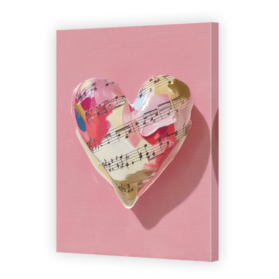 Heart of Music Art Print